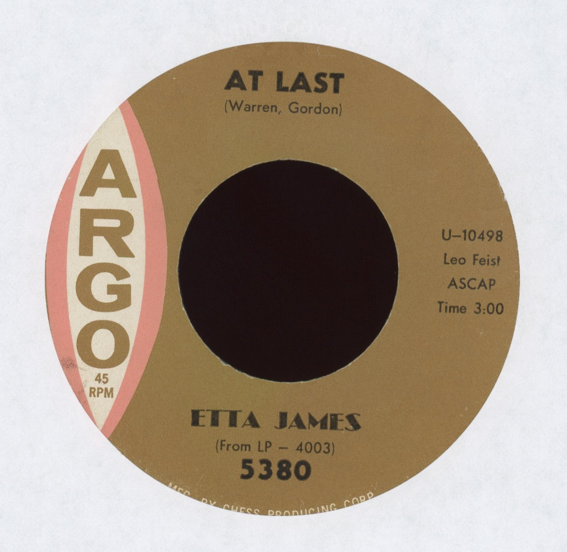 Etta James - At Last on Argo