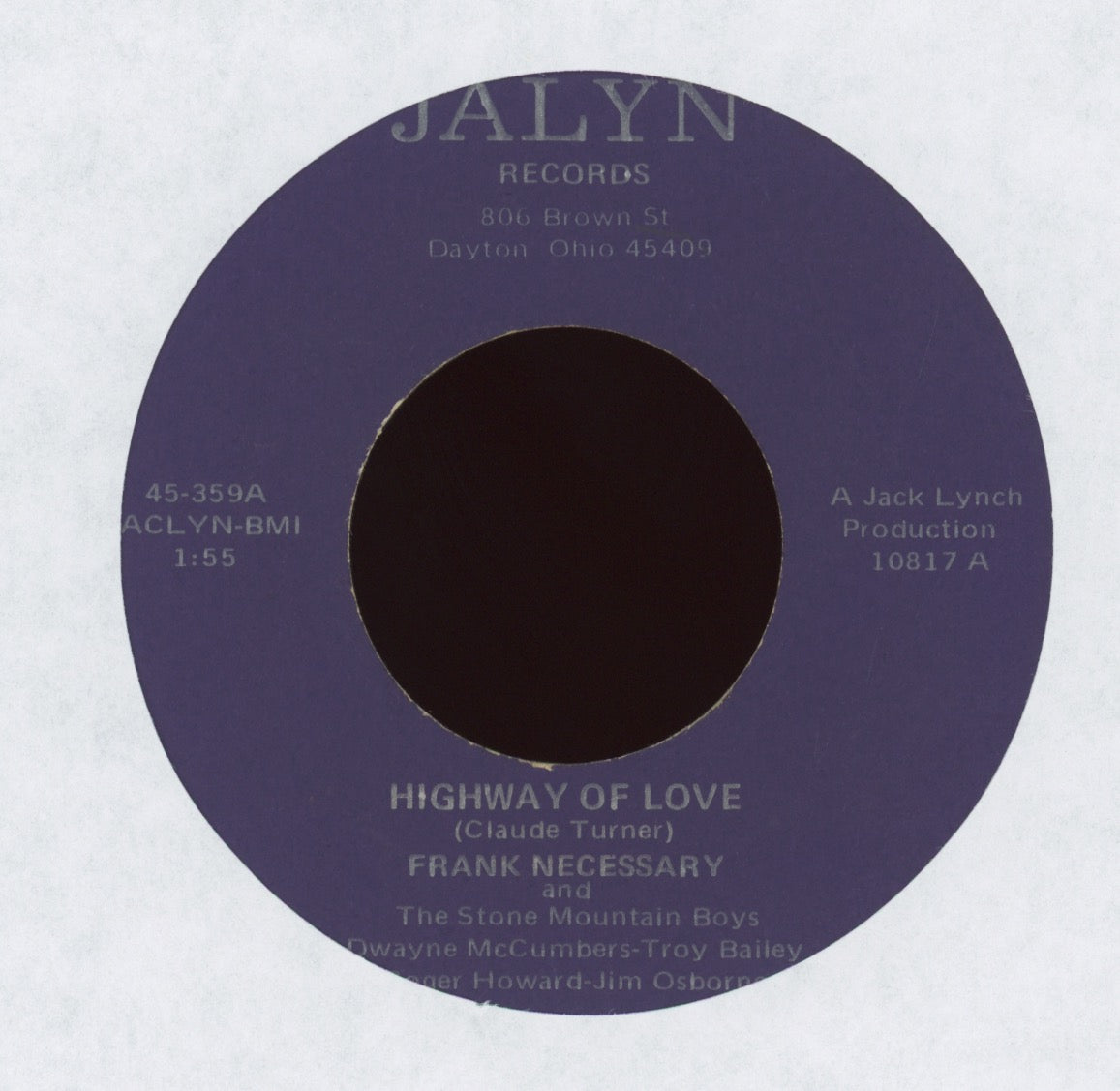 Frank Necessary - Highway of Love on Jalyn