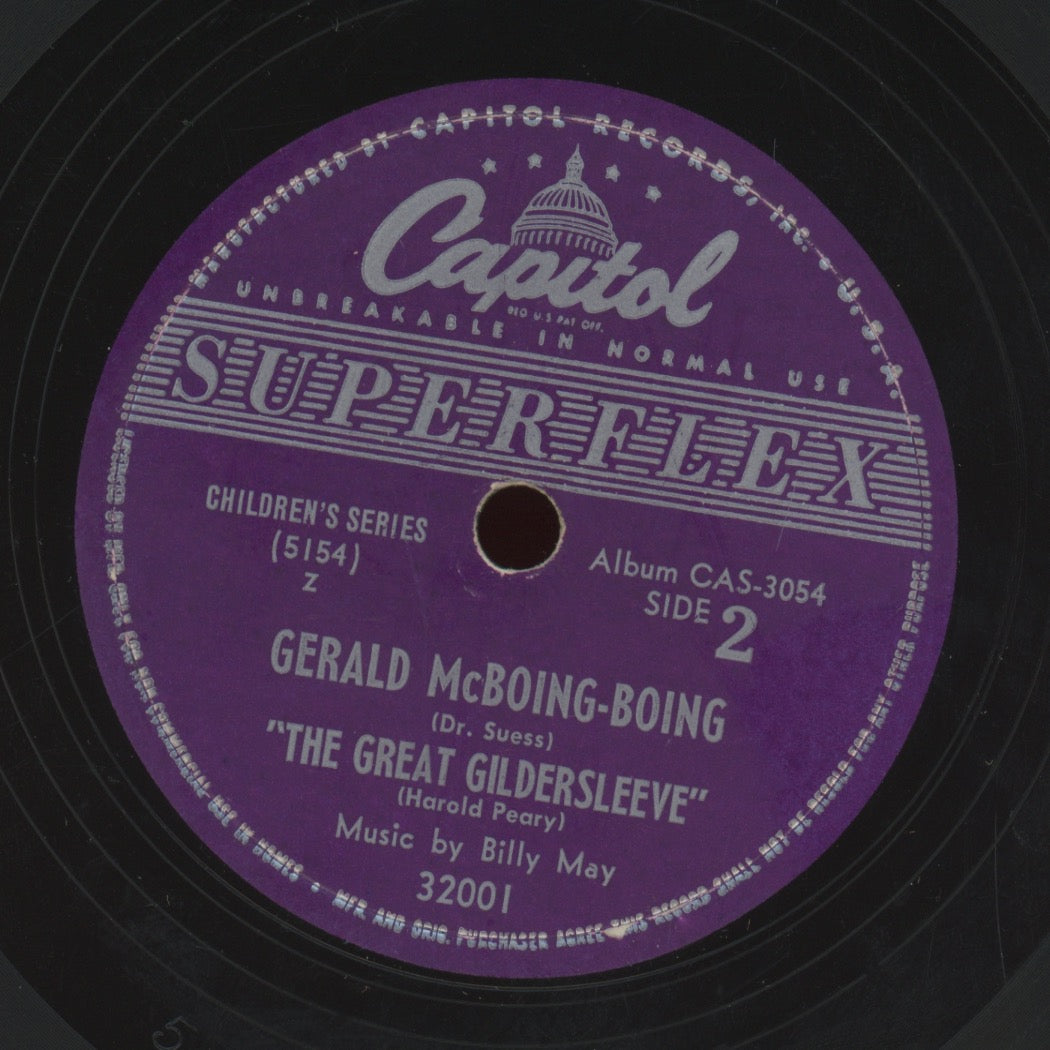 The Great Gildersleeve / Dr. Seuss - Gerald McBoing-Boing on Capitol