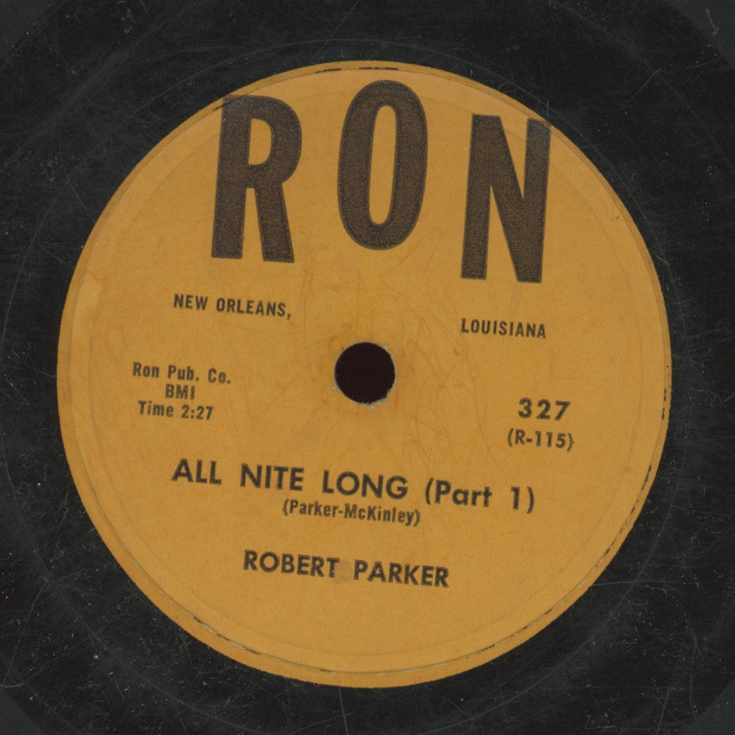R&B 78 - Robert Parker - All Nite Long on Ron - Rare New Orleans 1960 78