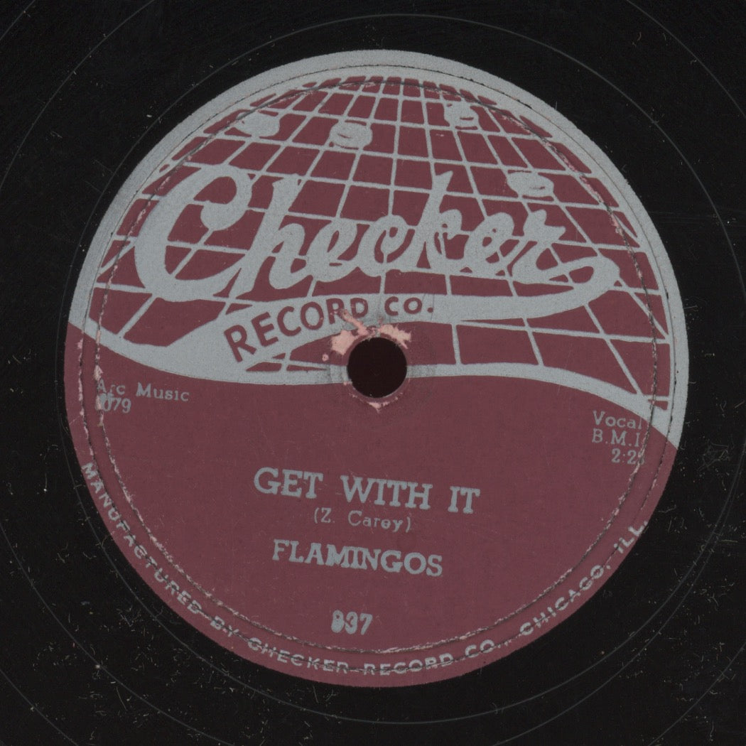 Doo Wop 78 - The Flamingos - A Kiss From Your Lips / Get With It on Checker