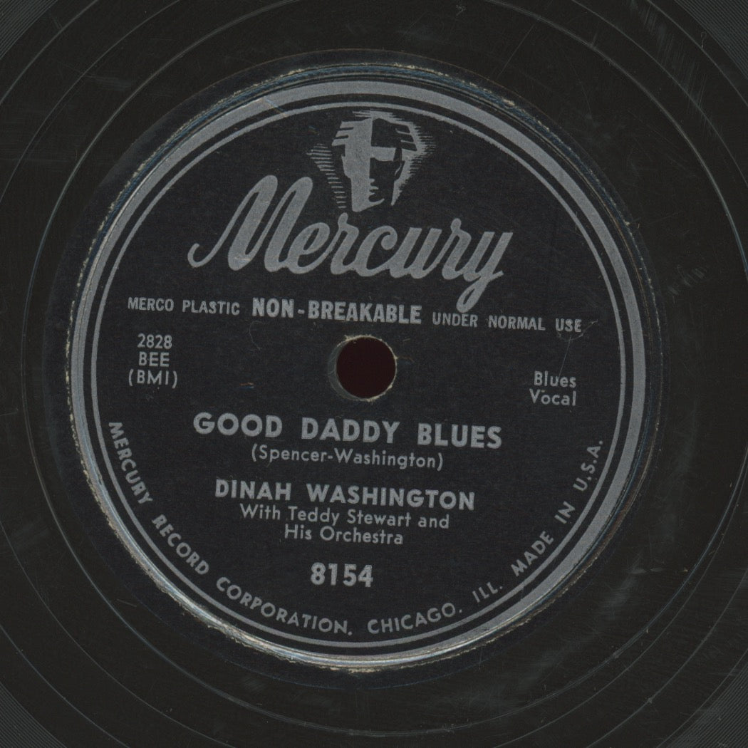 Jazz / Blues 78 - Dinah Washington - Richest Guy In The Graveyard / Good Daddy Blues on Mercury