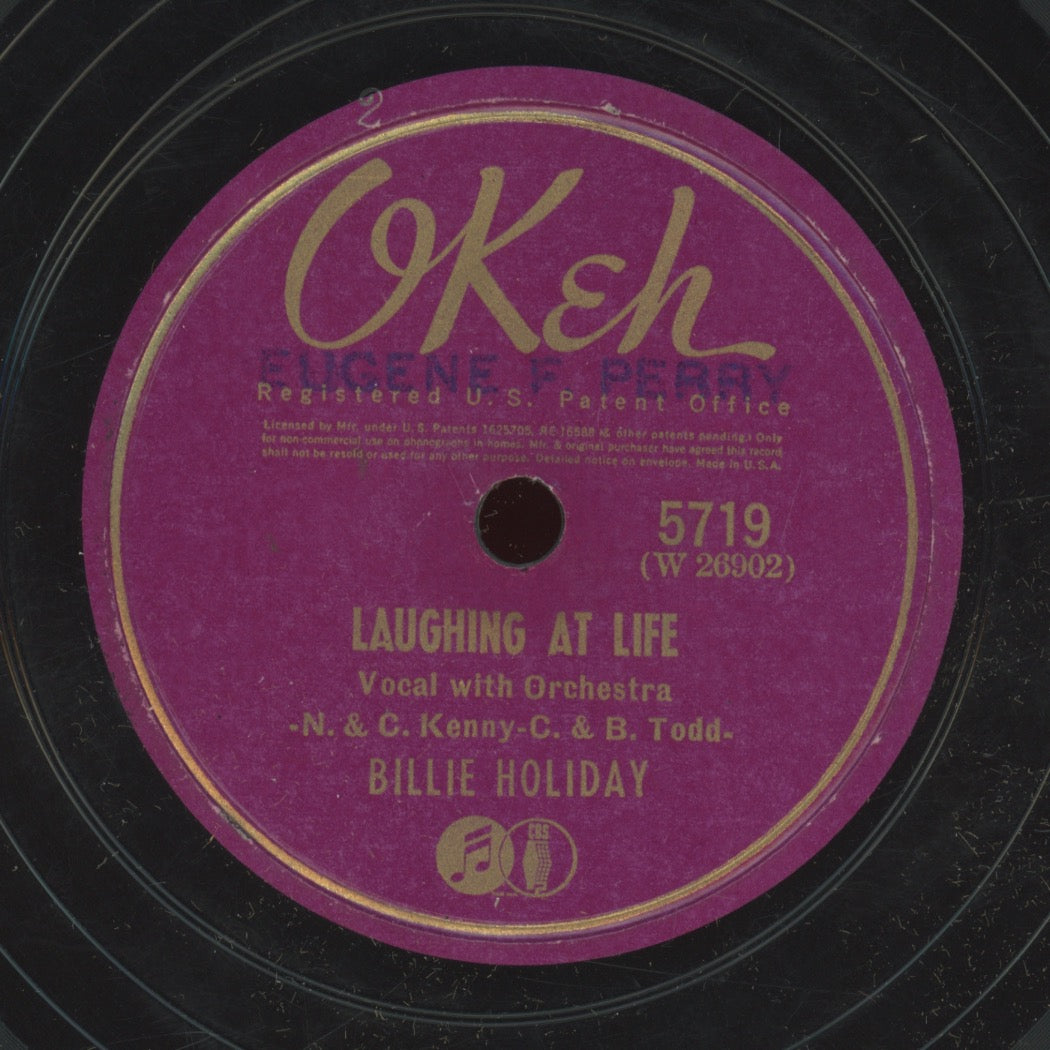 Jazz 78 - Billie Holiday - Laughing At Life / Tell Me More on Okeh