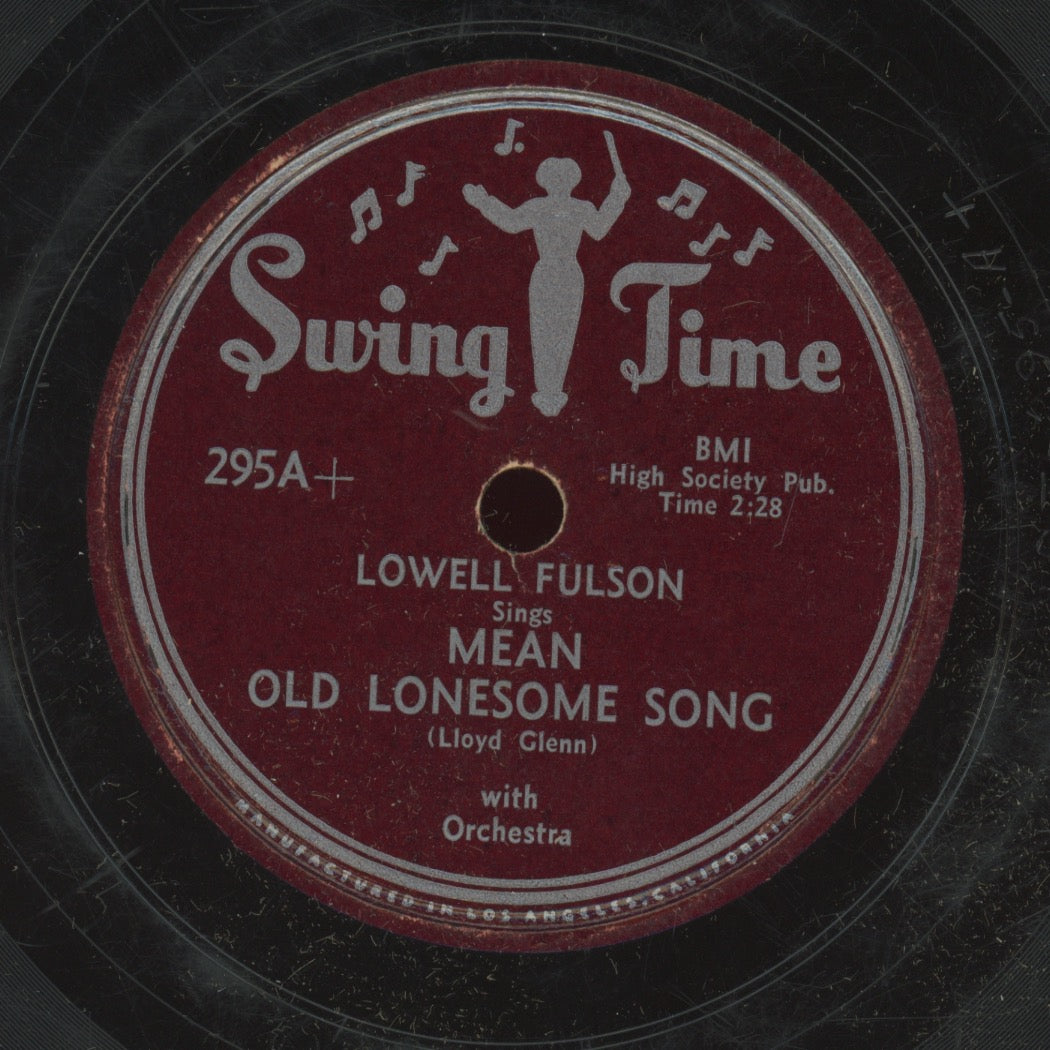 Blues 78 - Lowell Fulson - Guitar Shuffle / Mean Old Lonesome Song on Swing Time