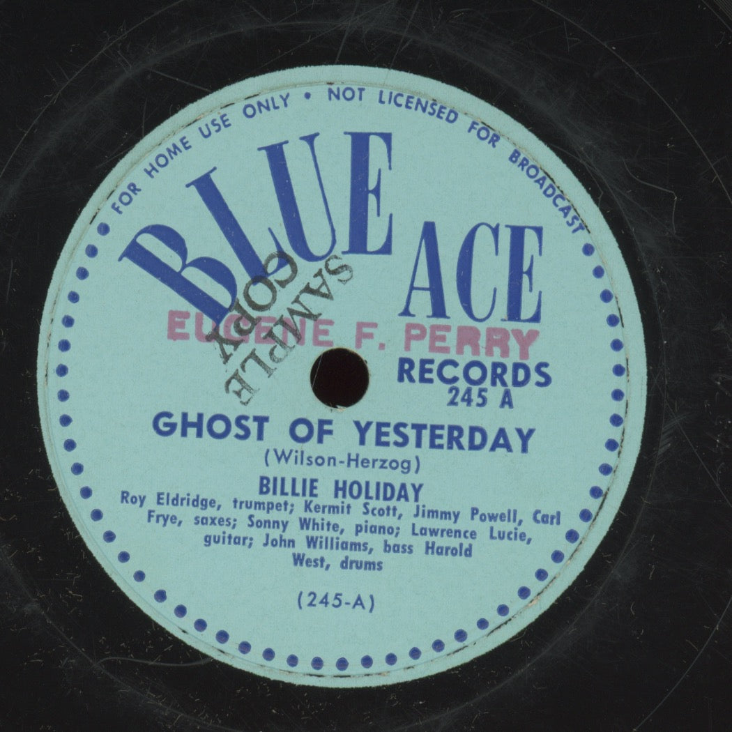 Jazz 78 - Billie Holiday - Ghost of Yesterday on Blue Ace