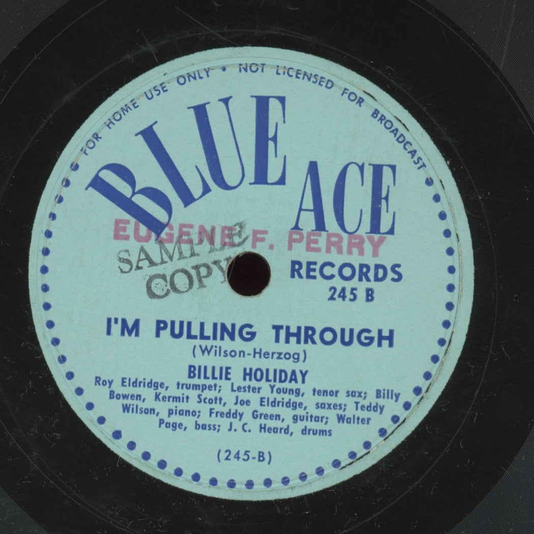 Jazz 78 - Billie Holiday - Ghost of Yesterday on Blue Ace