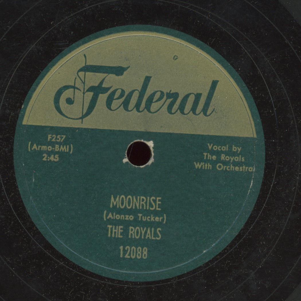 Doo Wop 78 - The Royals - Moonrise / Fifth Street Blues on Federal