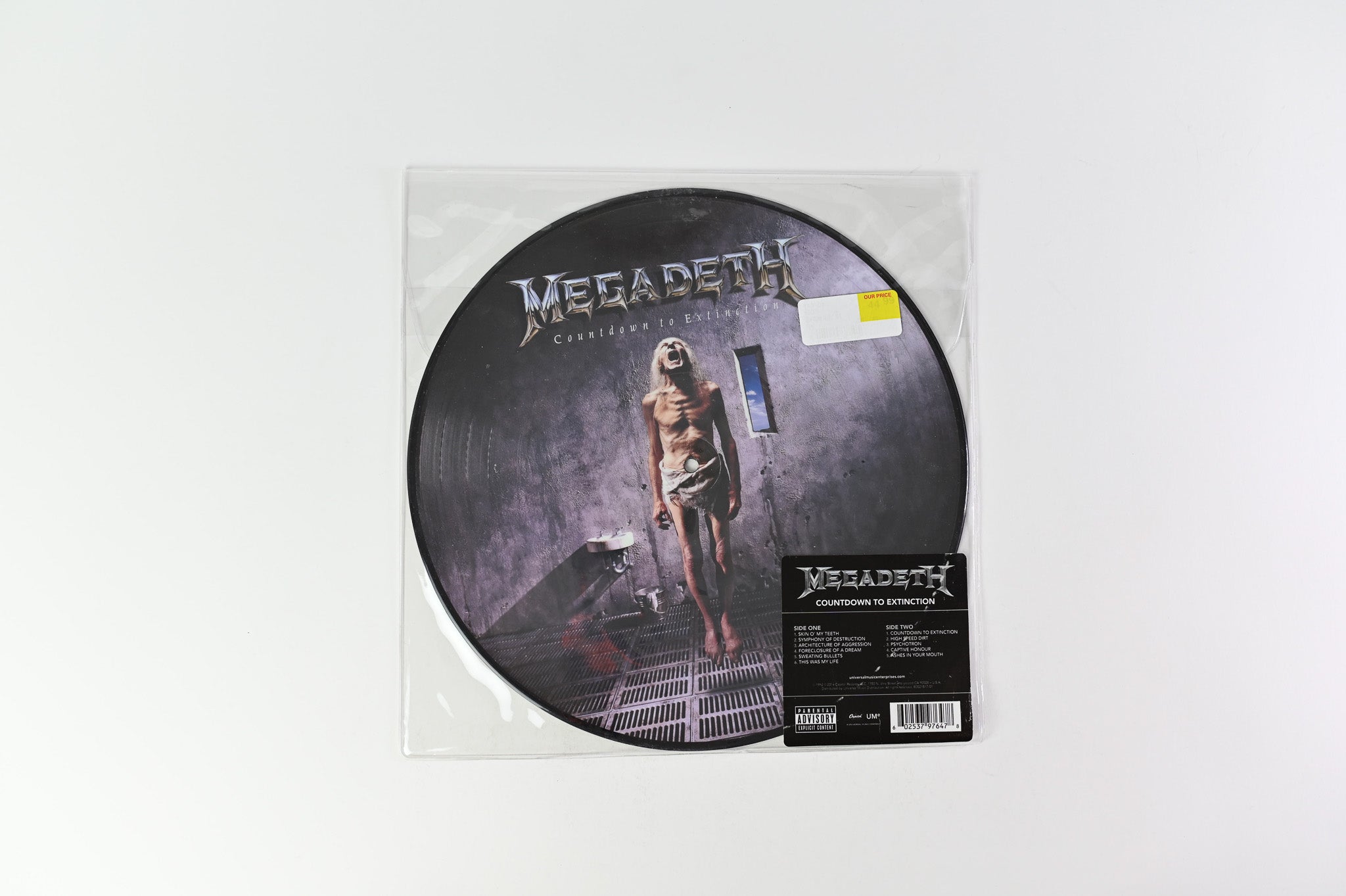 Megadeth - Countdown To Extinction on Capitol Ltd Edition Picture Disc Reissue