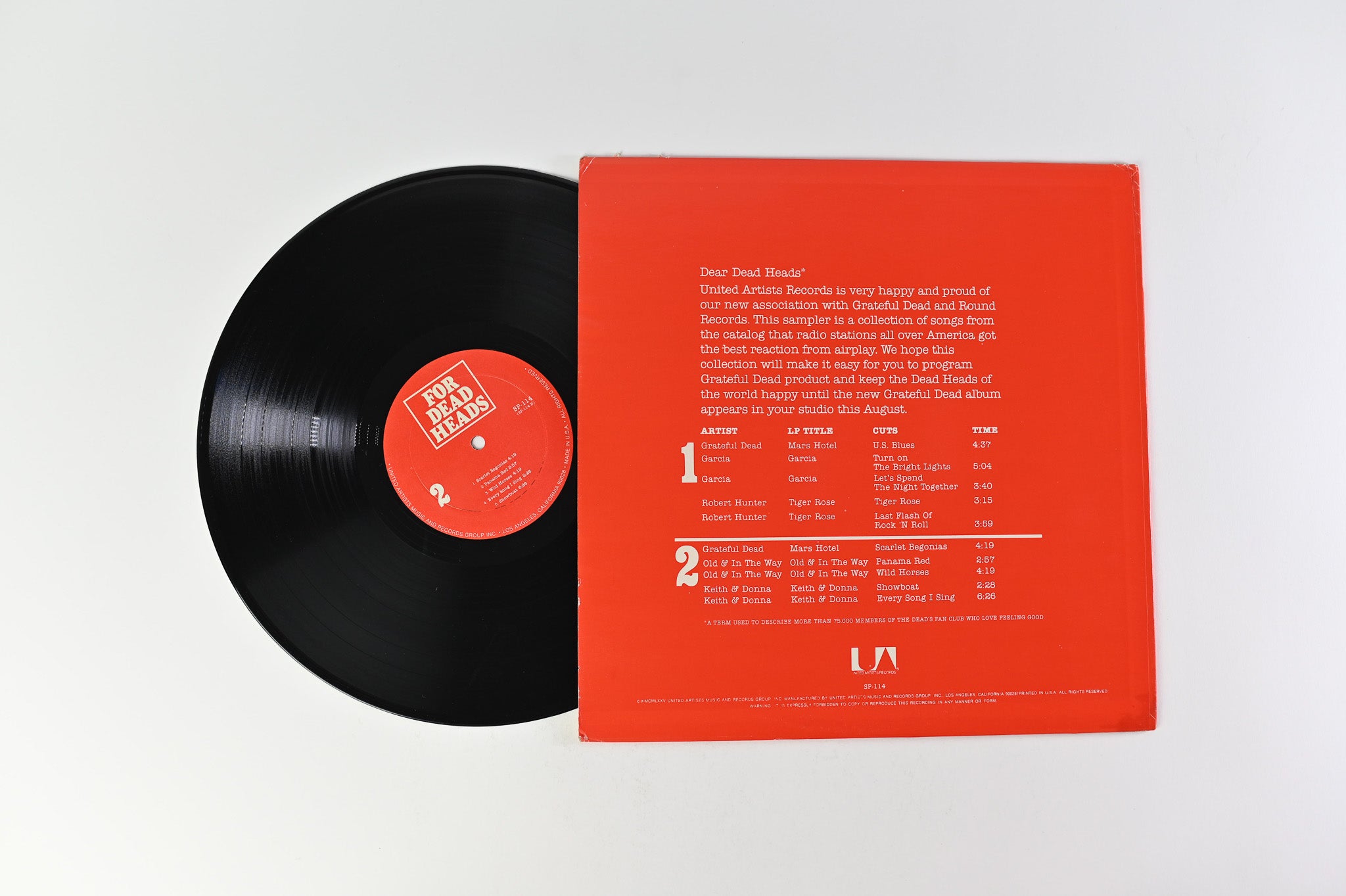Various - For Dead Heads on UA Promo