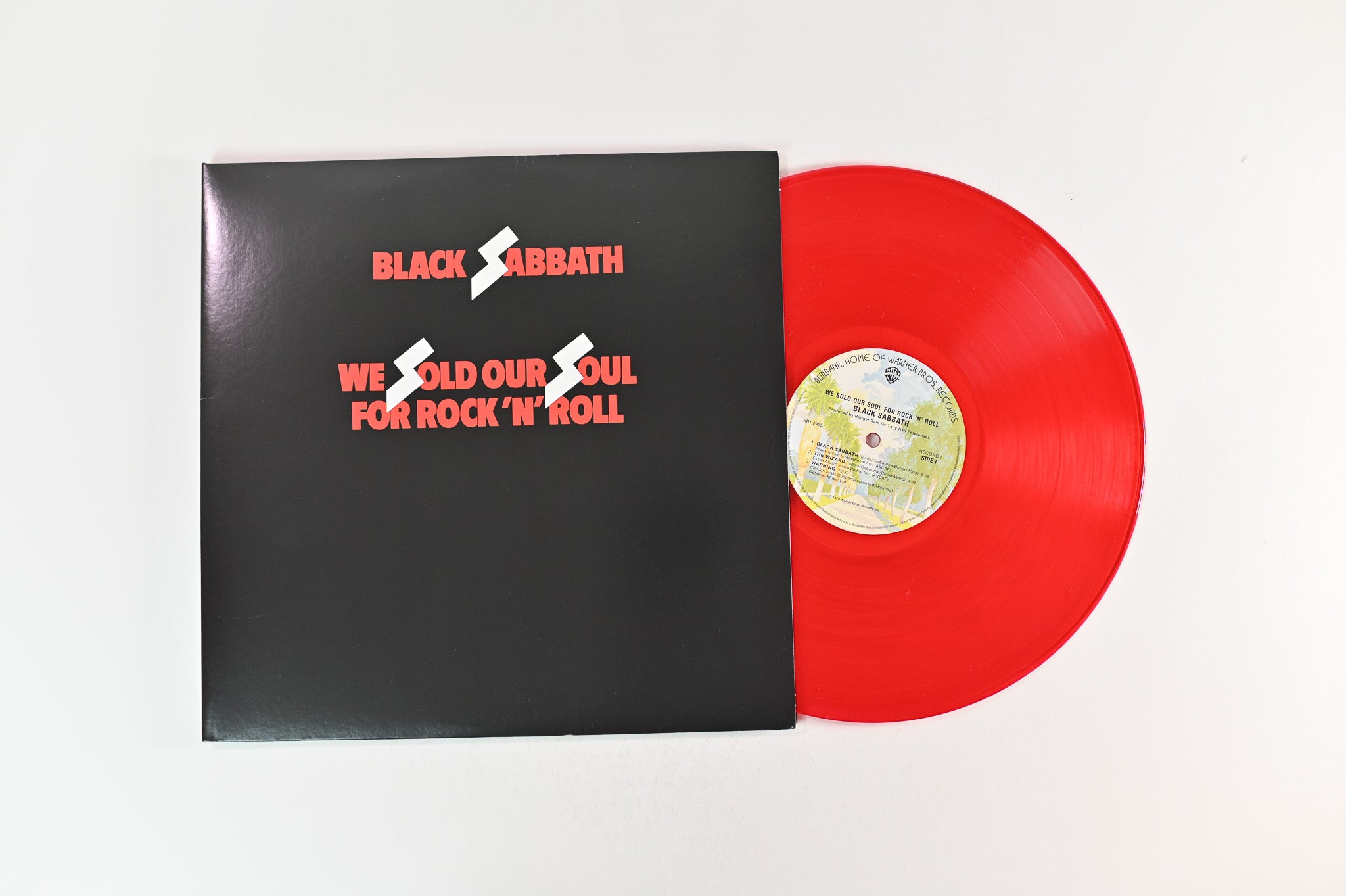 Black Sabbath - We Sold Our Soul For Rock 'N' Roll on Warner Bros Rhino Rocktober Red Vinyl Reissue
