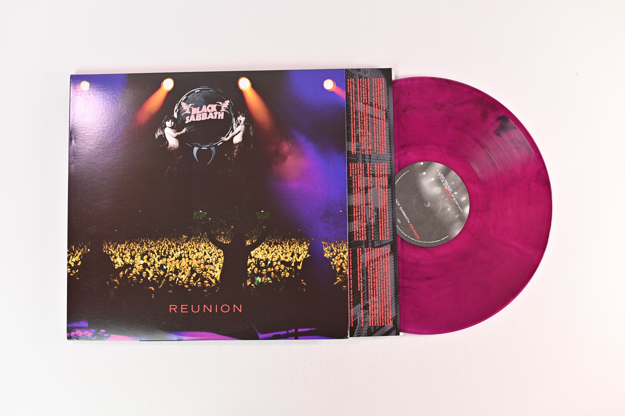 Black Sabbath - Reunion on Epic Ltd Purple Smoke