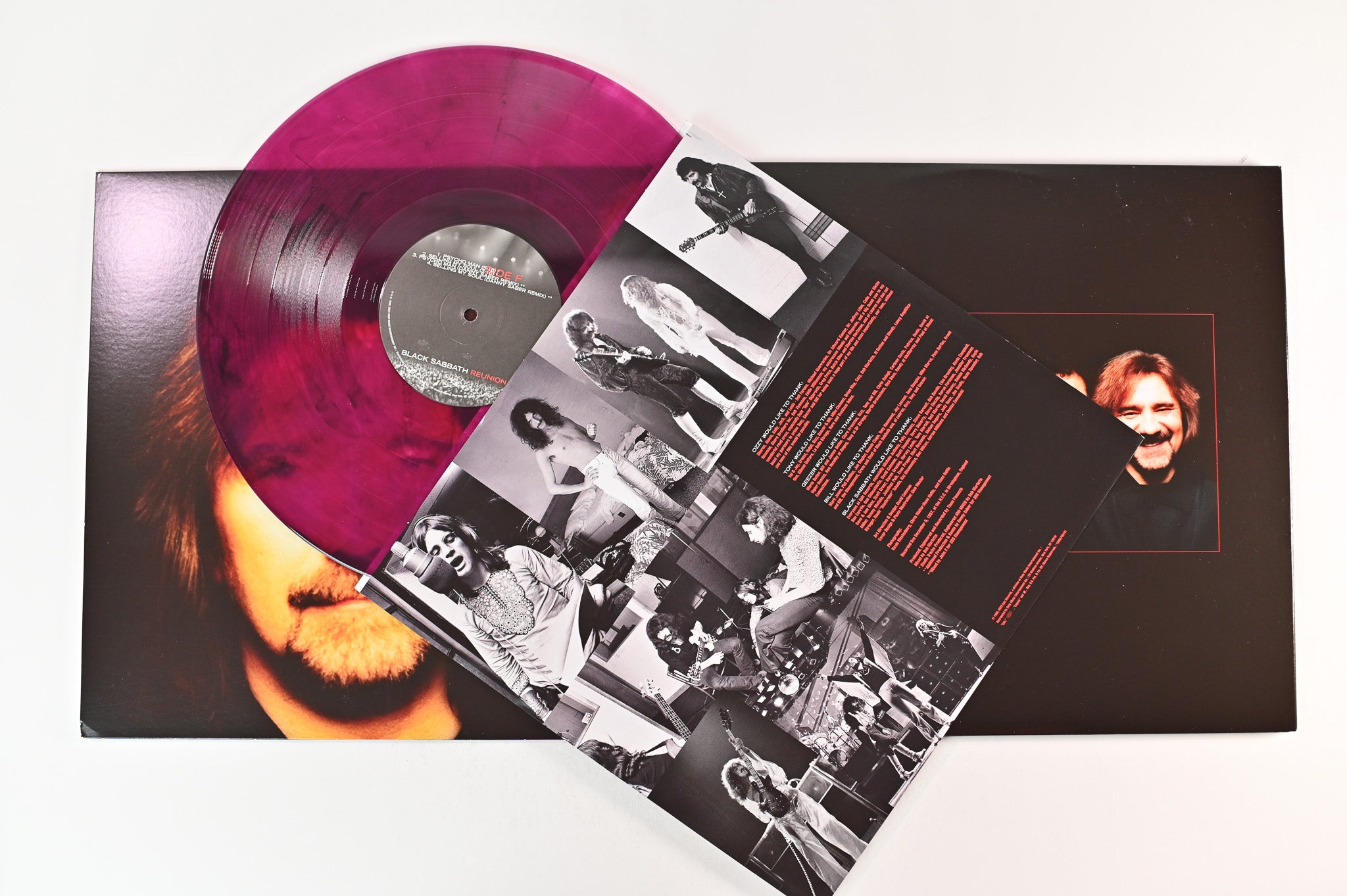 Black Sabbath - Reunion on Epic Ltd Purple Smoke