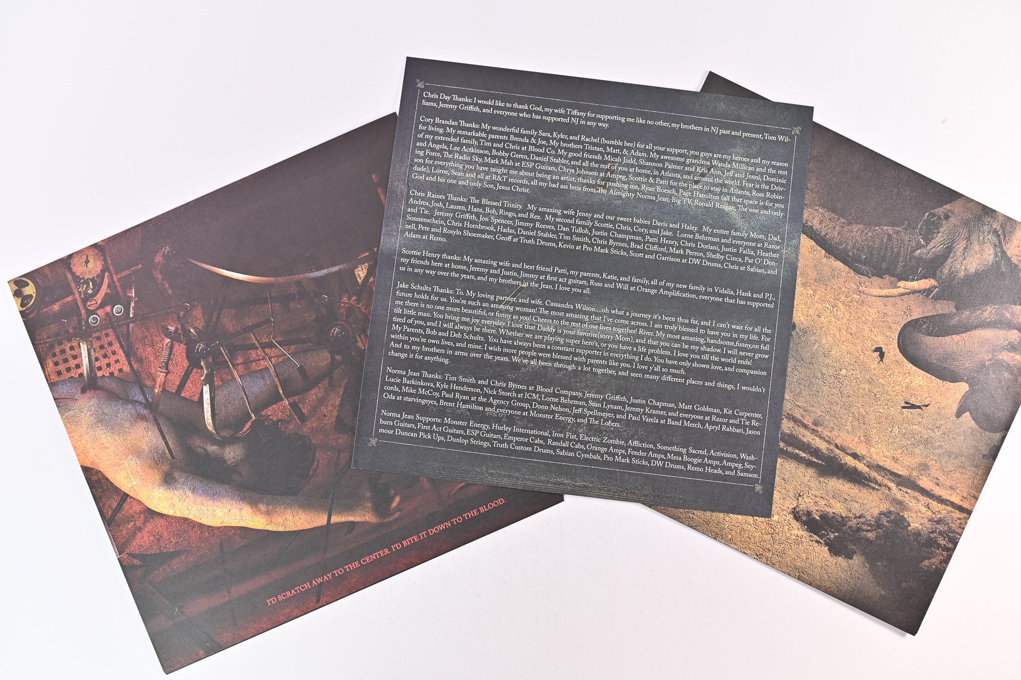 Norma Jean - Meridional on Razor & Tie Blue/White Smash Reissue