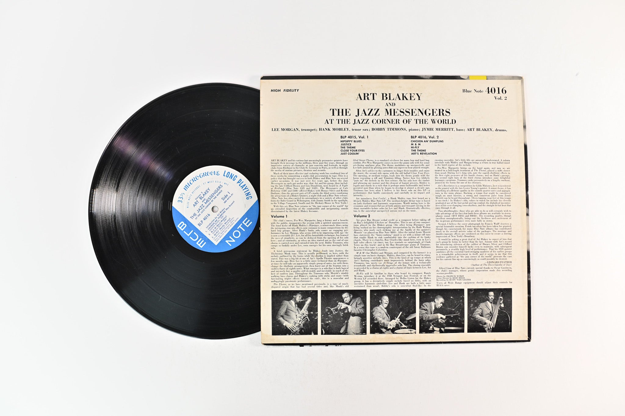 Art Blakey & The Jazz Messengers - At The Jazz Corner Of The World Vol. 2 on Blue Note W 63rd Mono Deep Groove