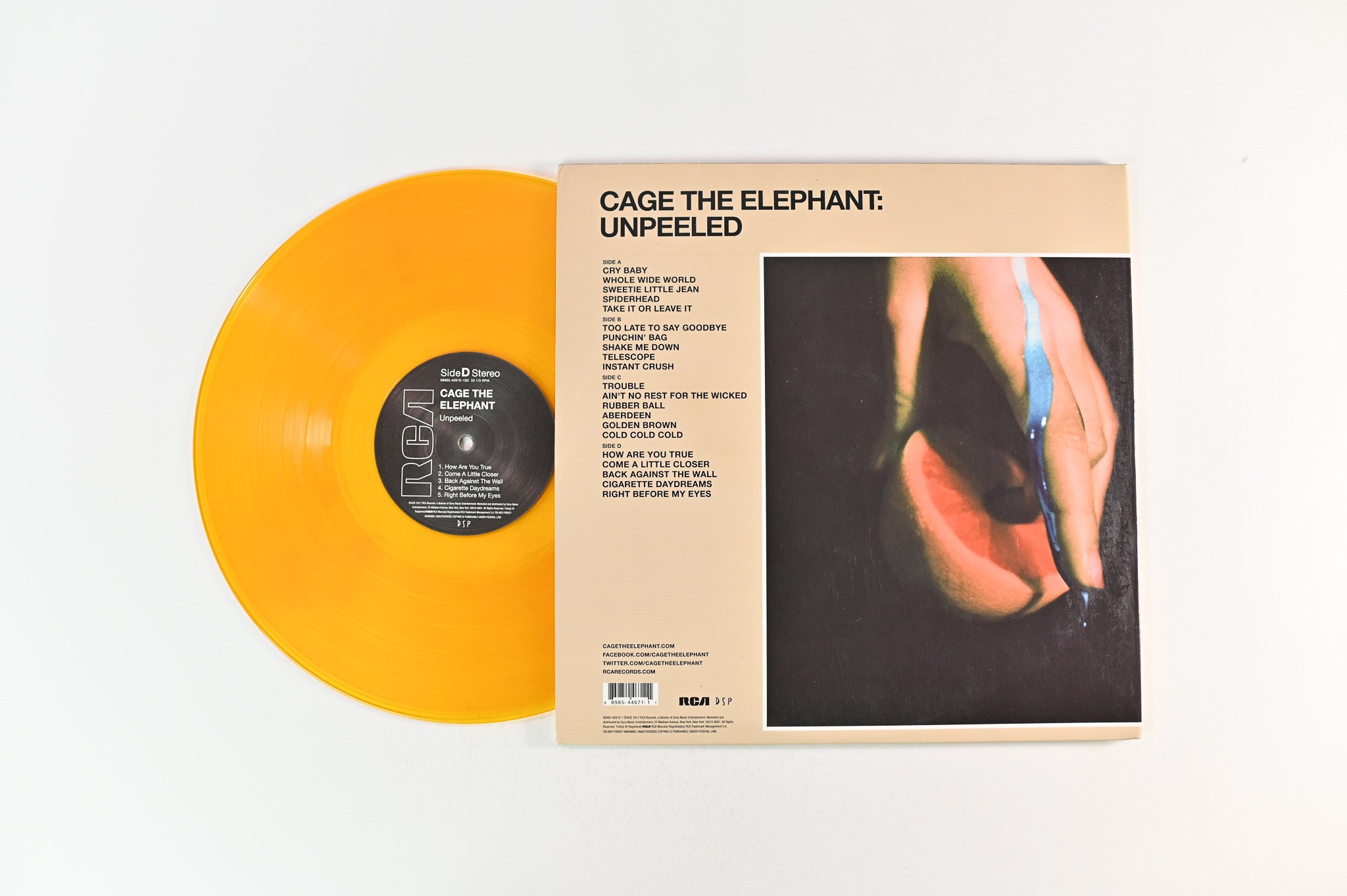 Cage The Elephant - Unpeeled on RCA Ltd Orange Translucent