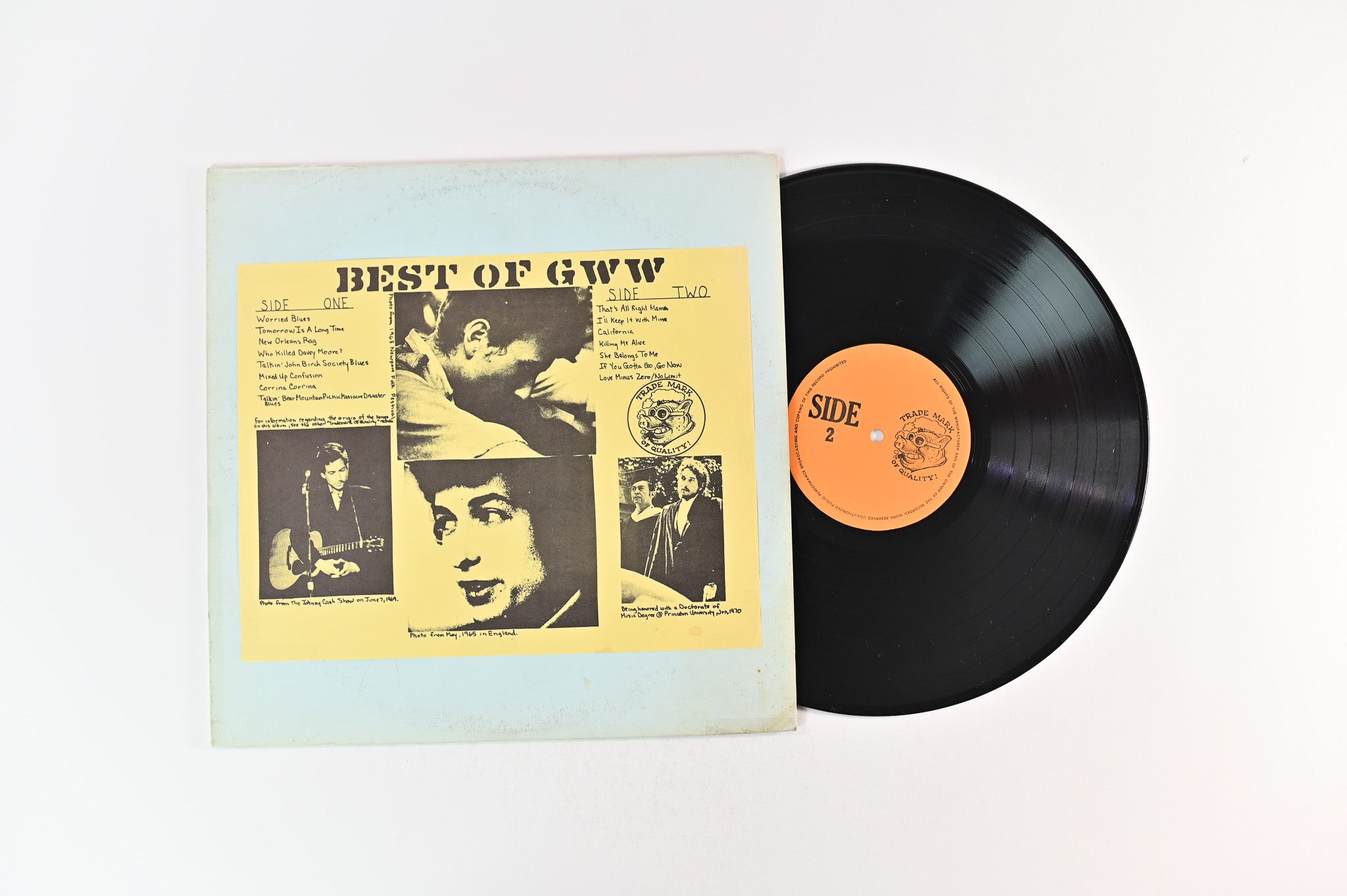 Bob Dylan - Best Of GWW Unofficial Pressing TMOQ