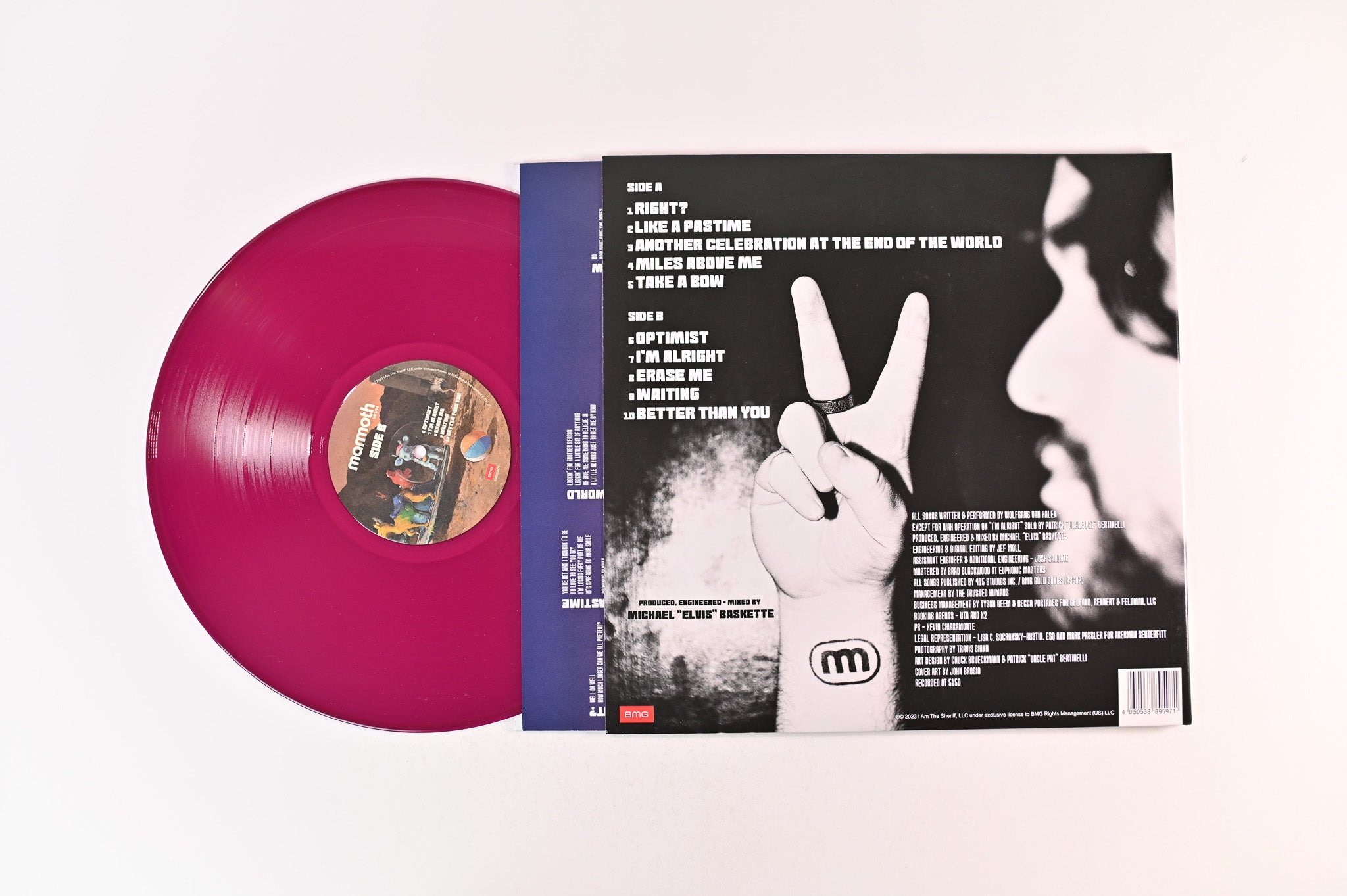 Mammoth WVH - Mammoth II on BMG Ltd Translucent Grape With Signed Insert