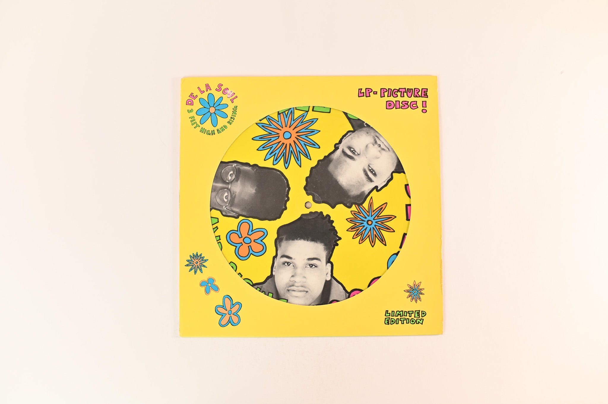 De La Soul - 3 Feet High And Rising on BCM Ltd Picture Disc German Press