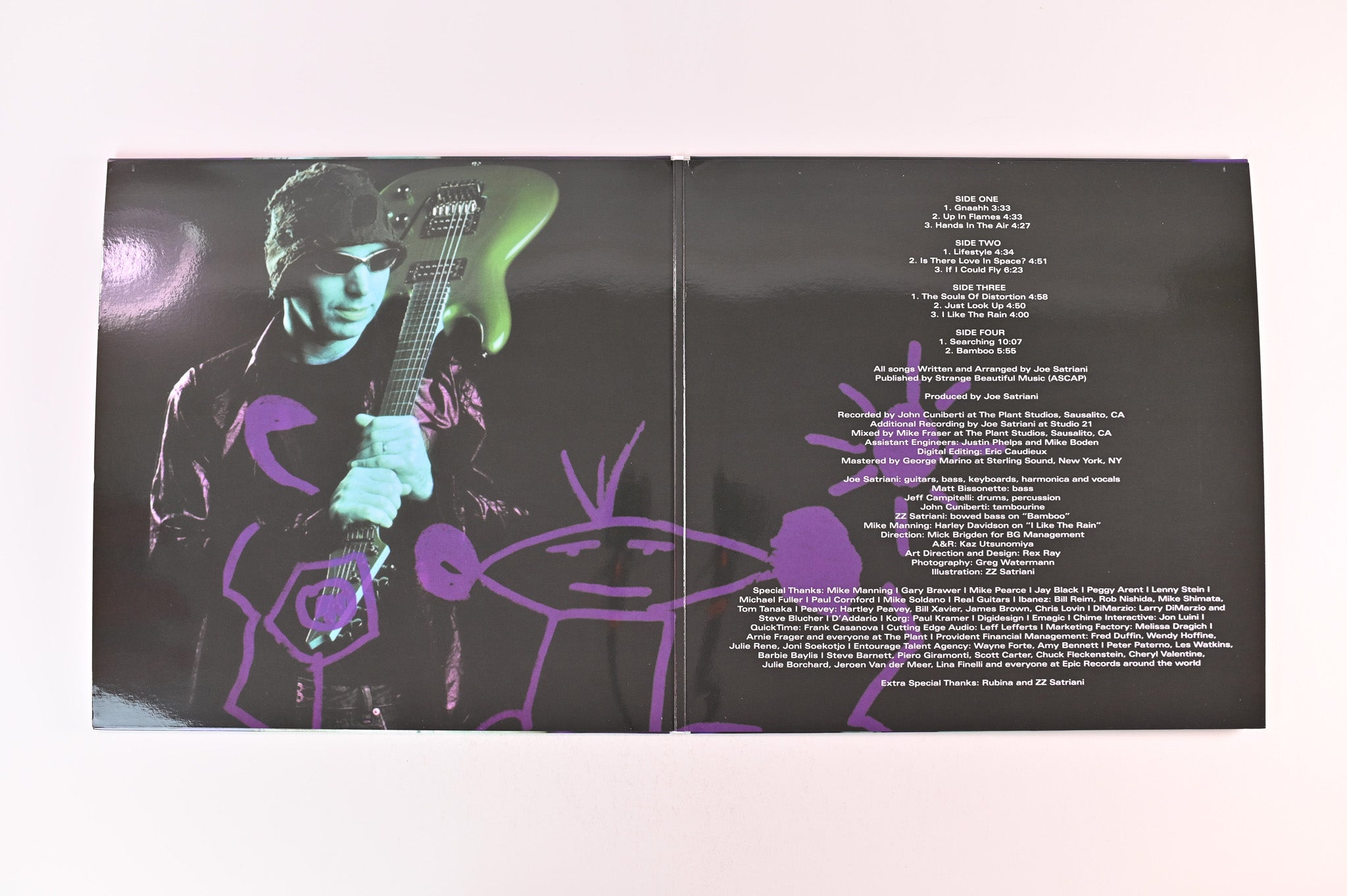 Joe Satriani - Is There Love In Space? on Music on Vinyl Ltd Numbered Purple Vinyl Reissue
