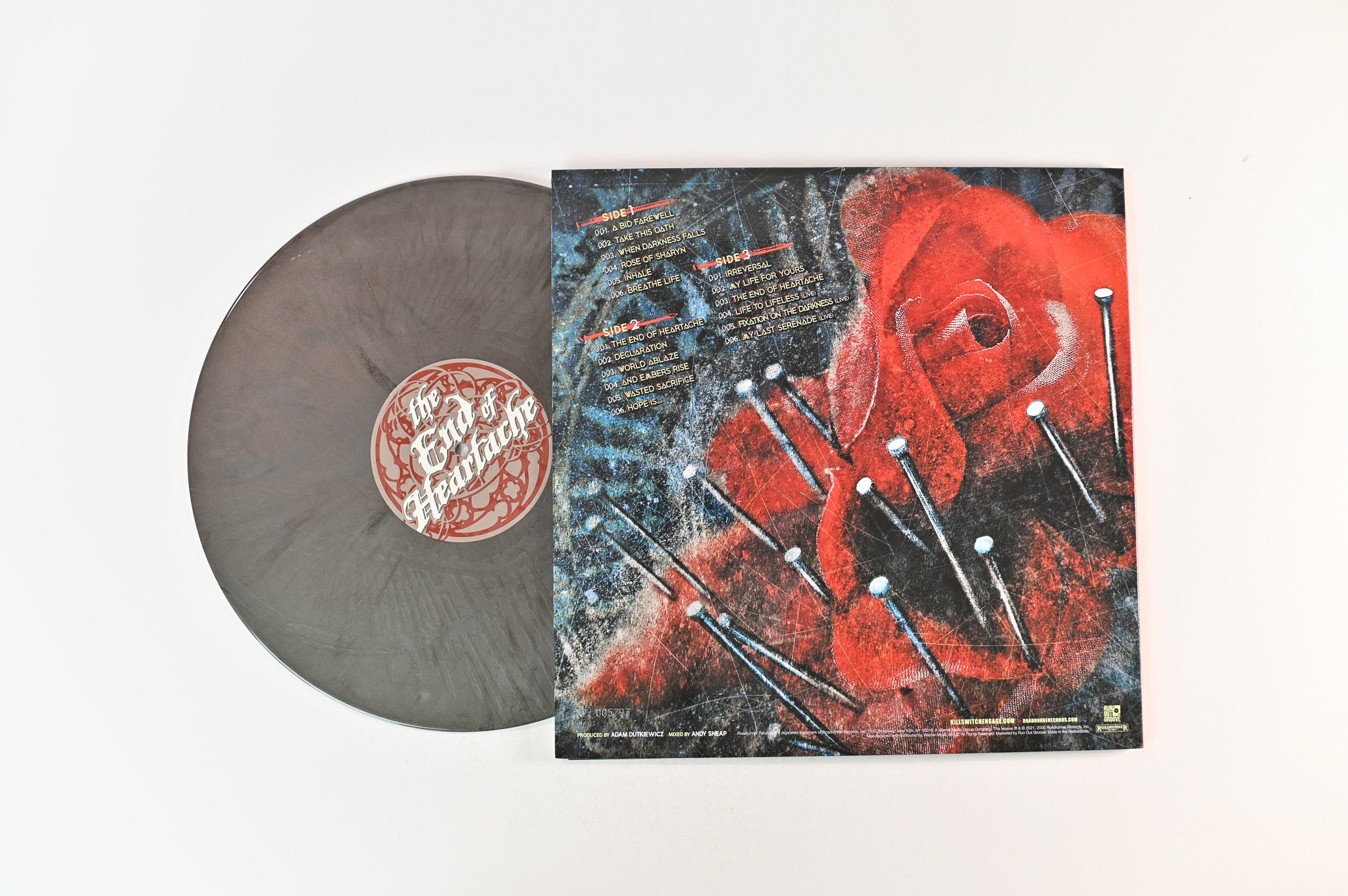 Killswitch Engage - The End Of Heartache on Run Out Groove Ltd Numbered Silver & Black Reissue