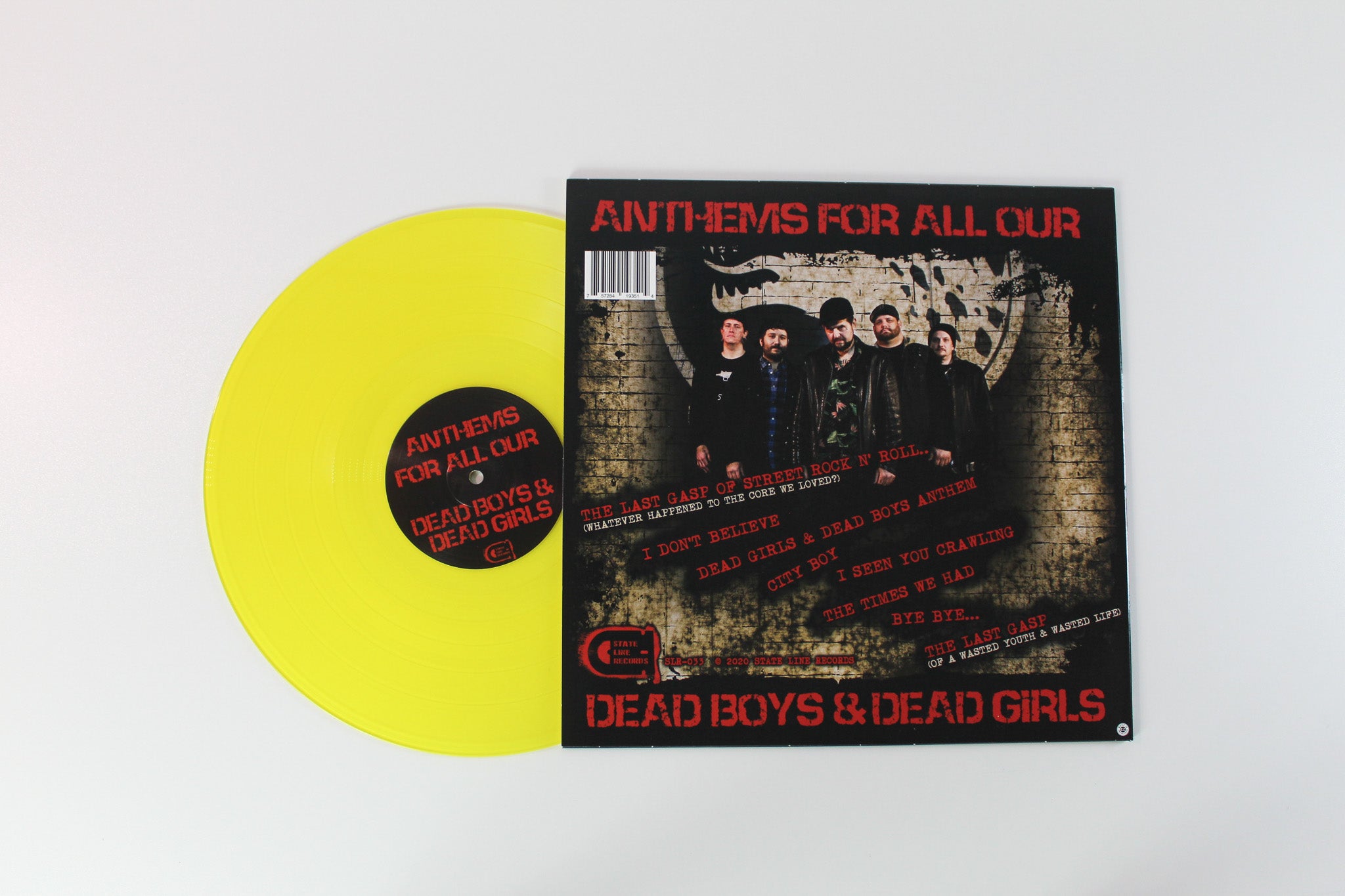 Ramallah - The Last Gasp Of Street Rock N' Roll on State Line Ltd Yellow Vinyl