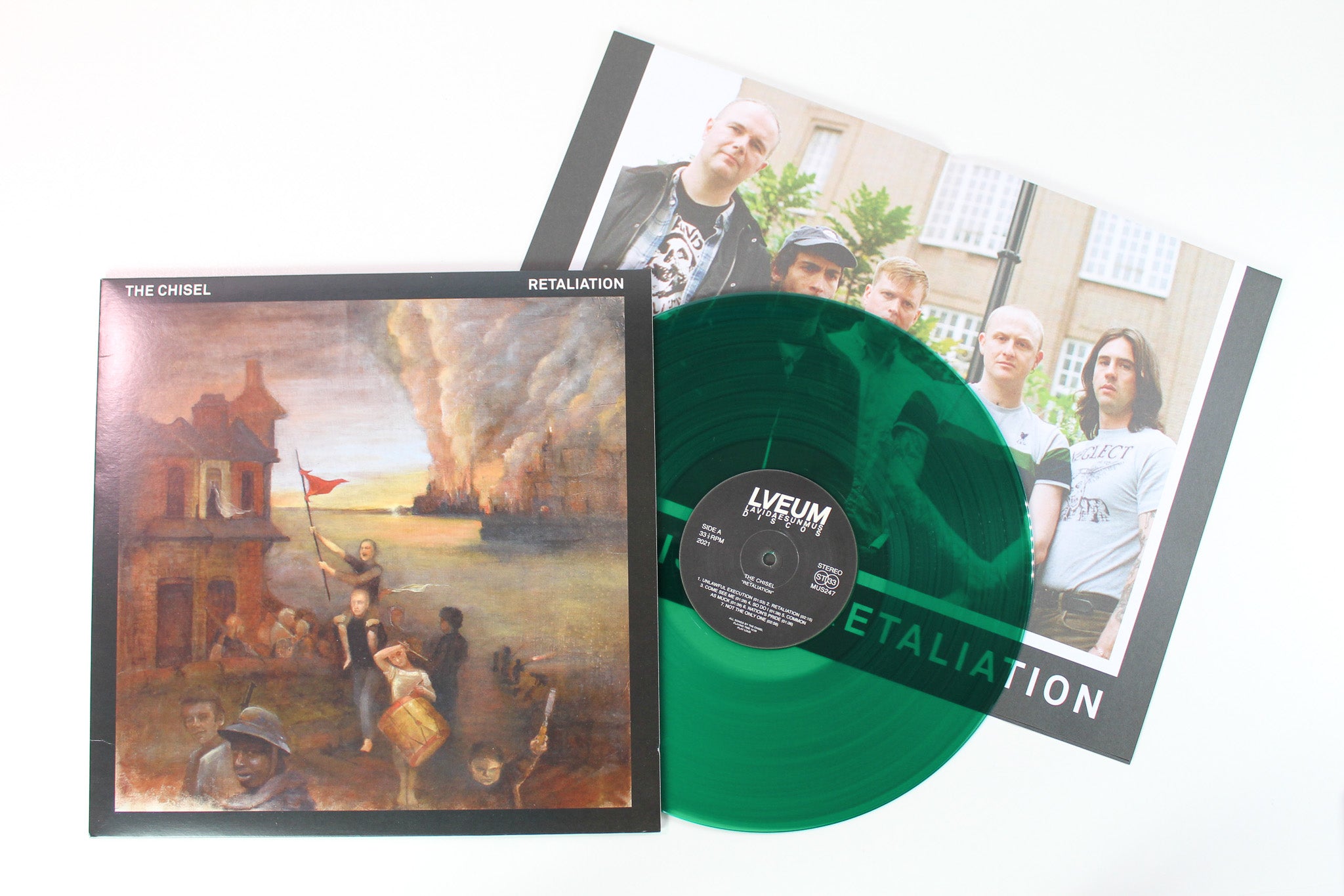 The Chisel - Retaliation on La Vida Es Un Mus Green Vinyl
