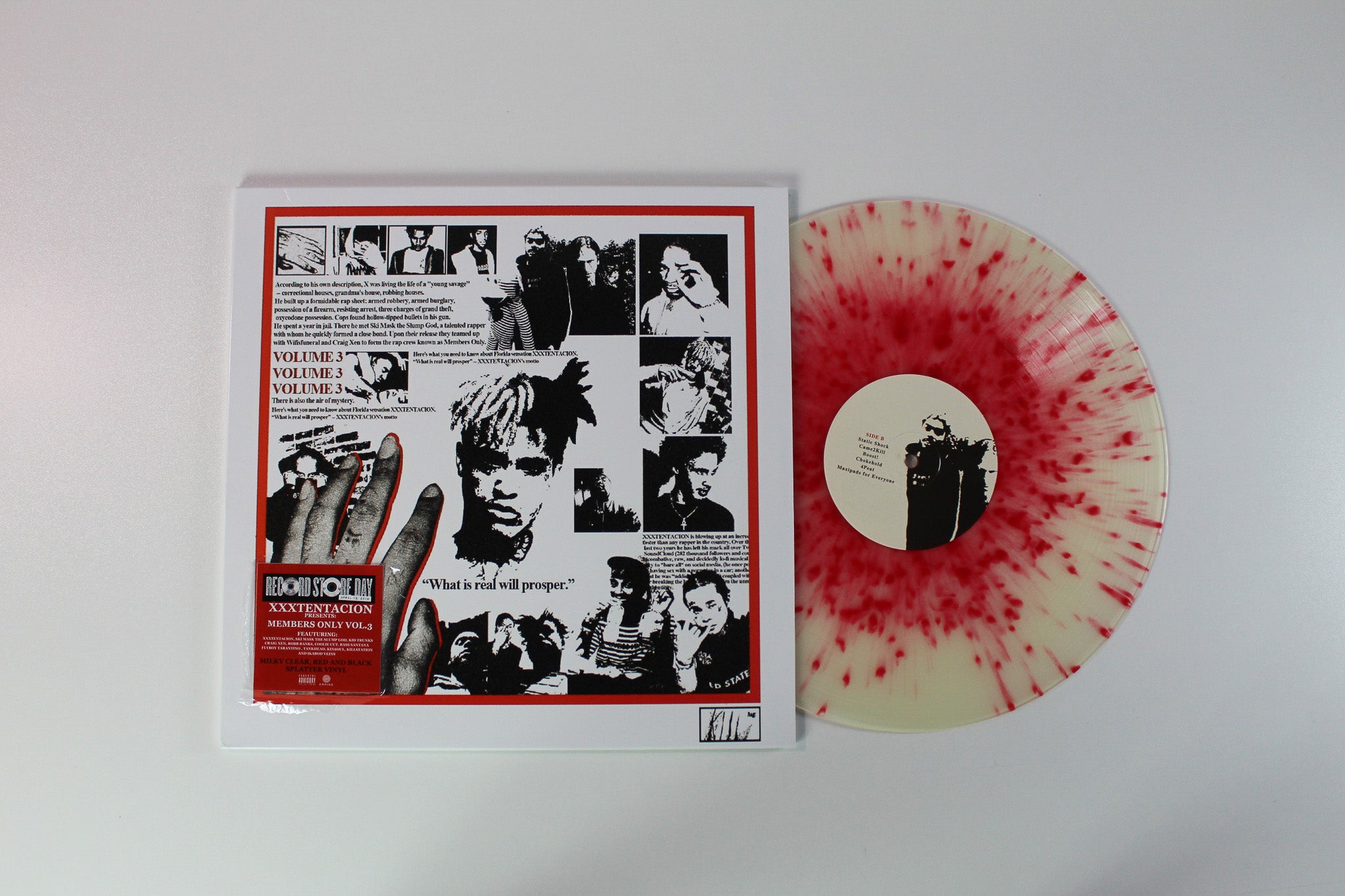 Members Only - Members Only, Vol 3 on Empire RSD 2019 Ltd Milky Clear w/ Red & Black Splatter