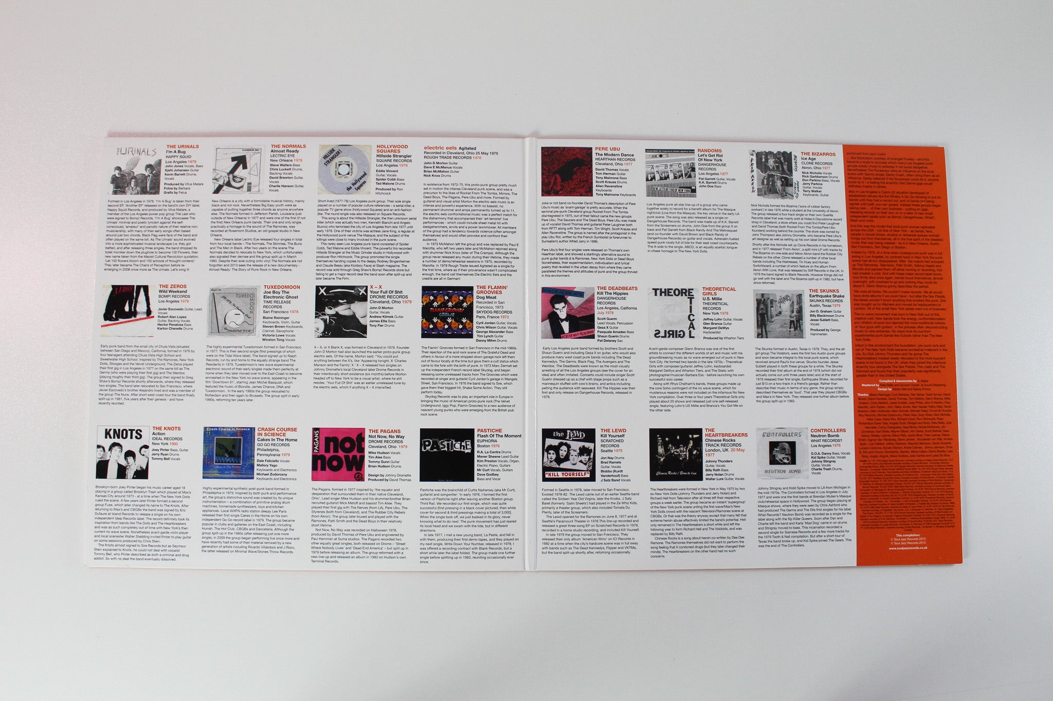 Various - Punk 45: Kill The Hippies! Kill Yourself! The American Nation Destroys Its Young (Underground Punk In The United States Of America, 1973-1980 Vol. 1) on Soul Jazz