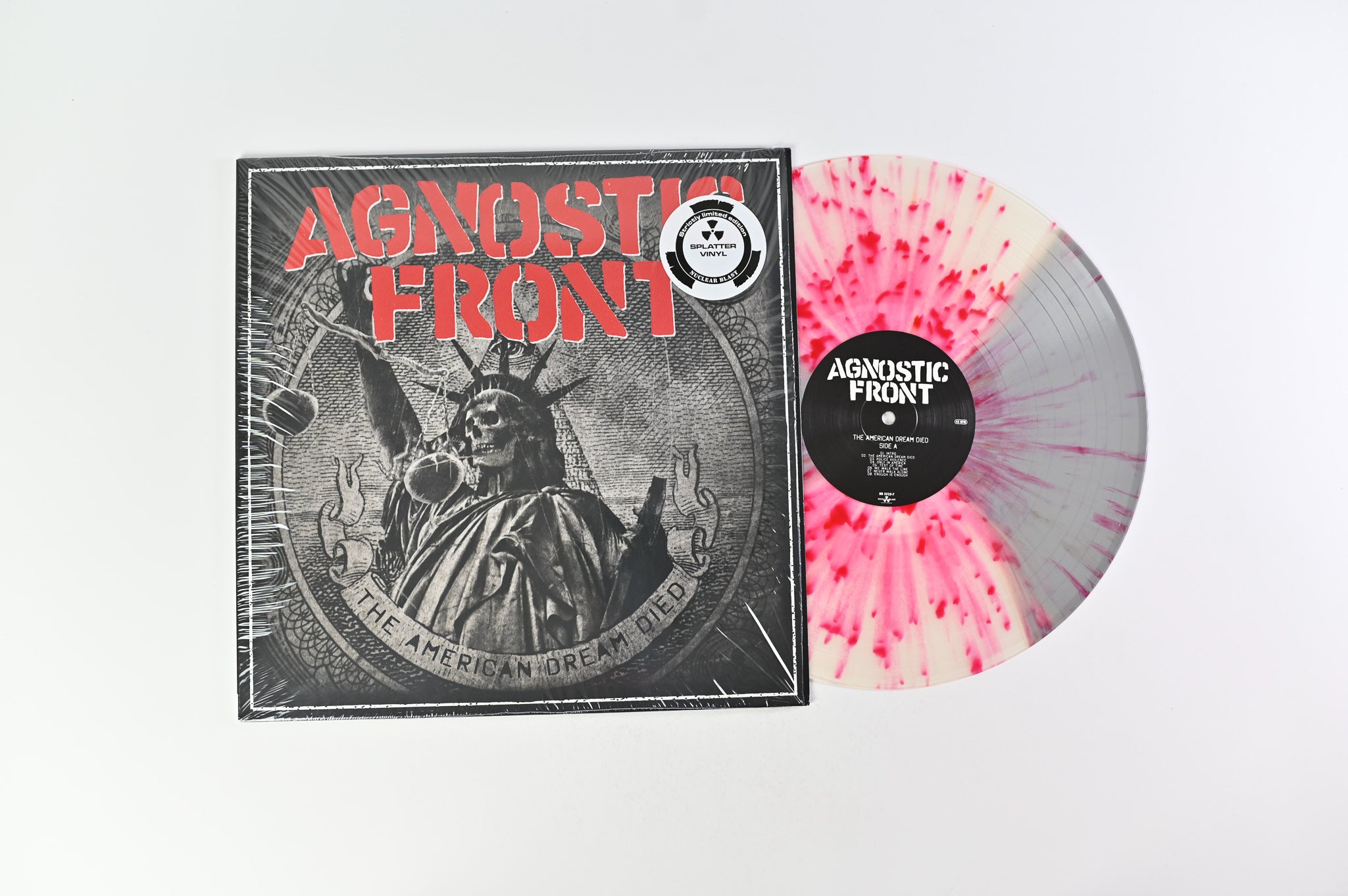 Agnostic Front - The American Dream Died on Nuclear Blast - Splatter Vinyl