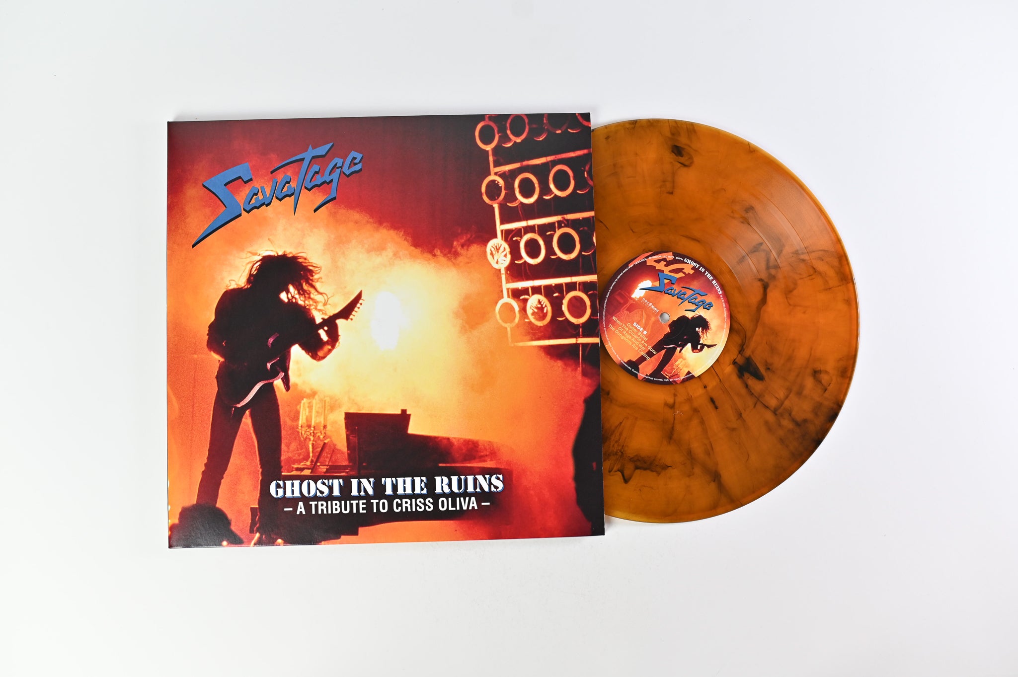 Savatage - Ghost In The Ruins - A Tribute To Criss Oliva on Ear Music Classics - Orange & Black Marbled Vinyl