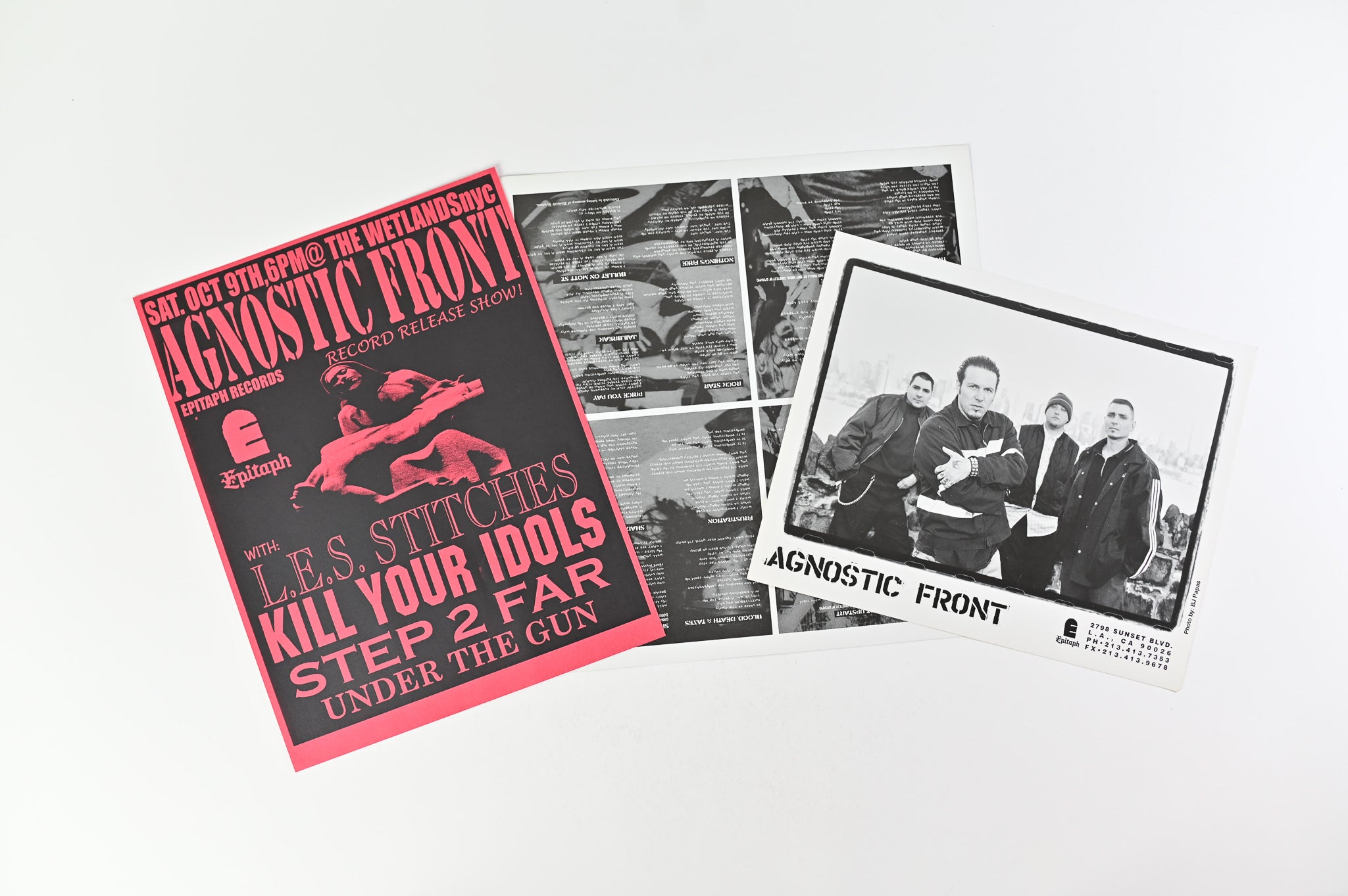 Agnostic Front - Riot, Riot, Upstart on Epitaph