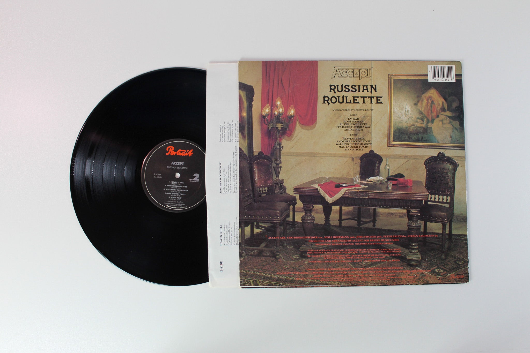 Accept - Russian Roulette on Portrait