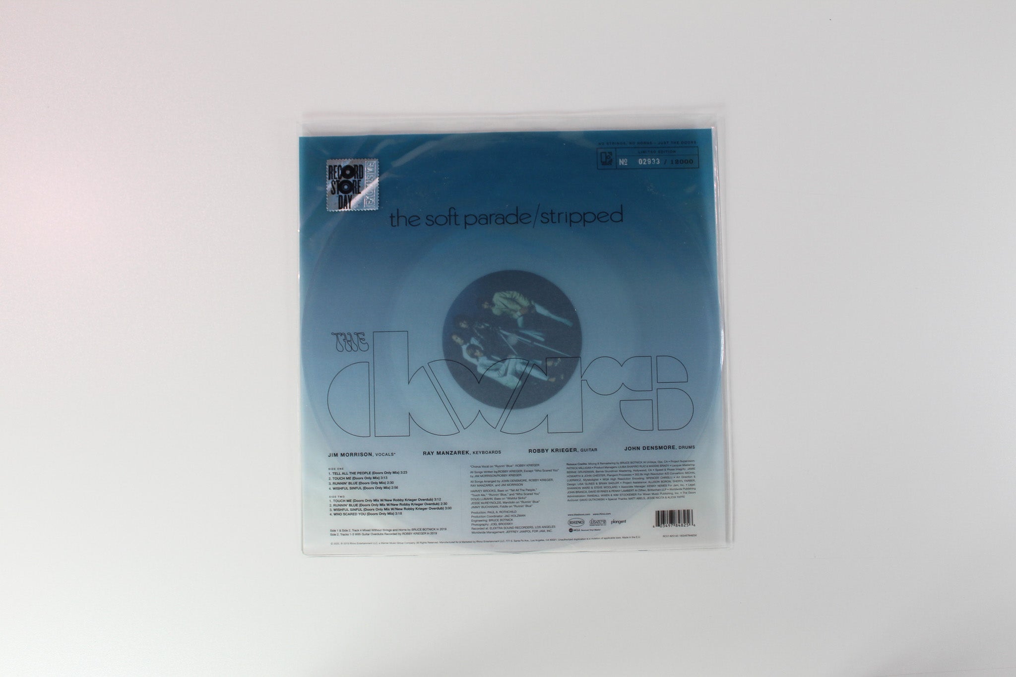 The Doors - The Soft Parade / Stripped on Rhino Records - Clear Vinyl