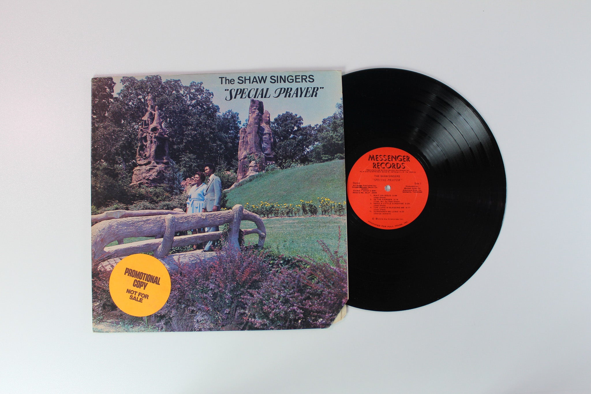 Shaw Singers - Special Prayer on Messenger Records