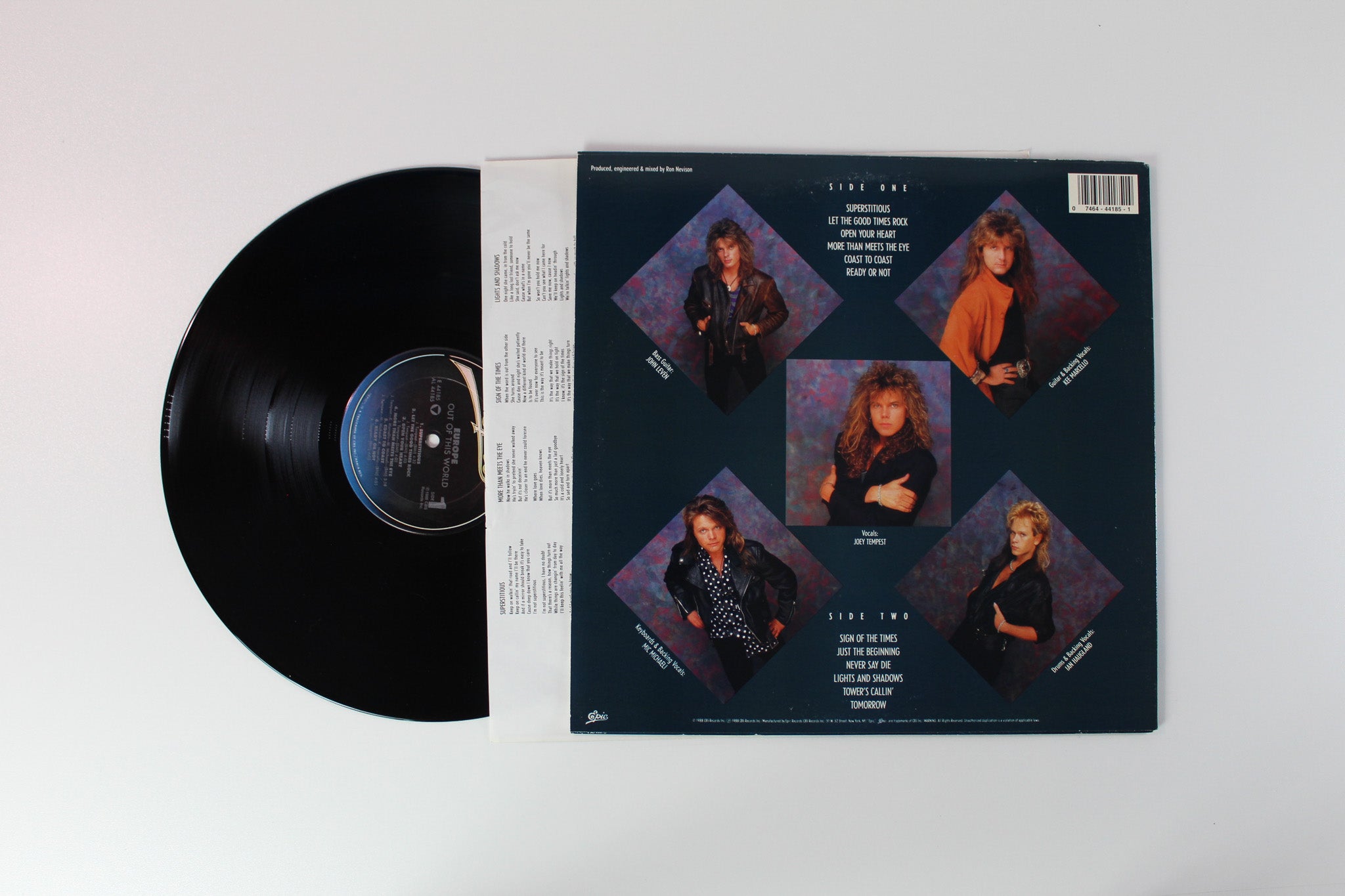 Europe - Out Of This World on Epic