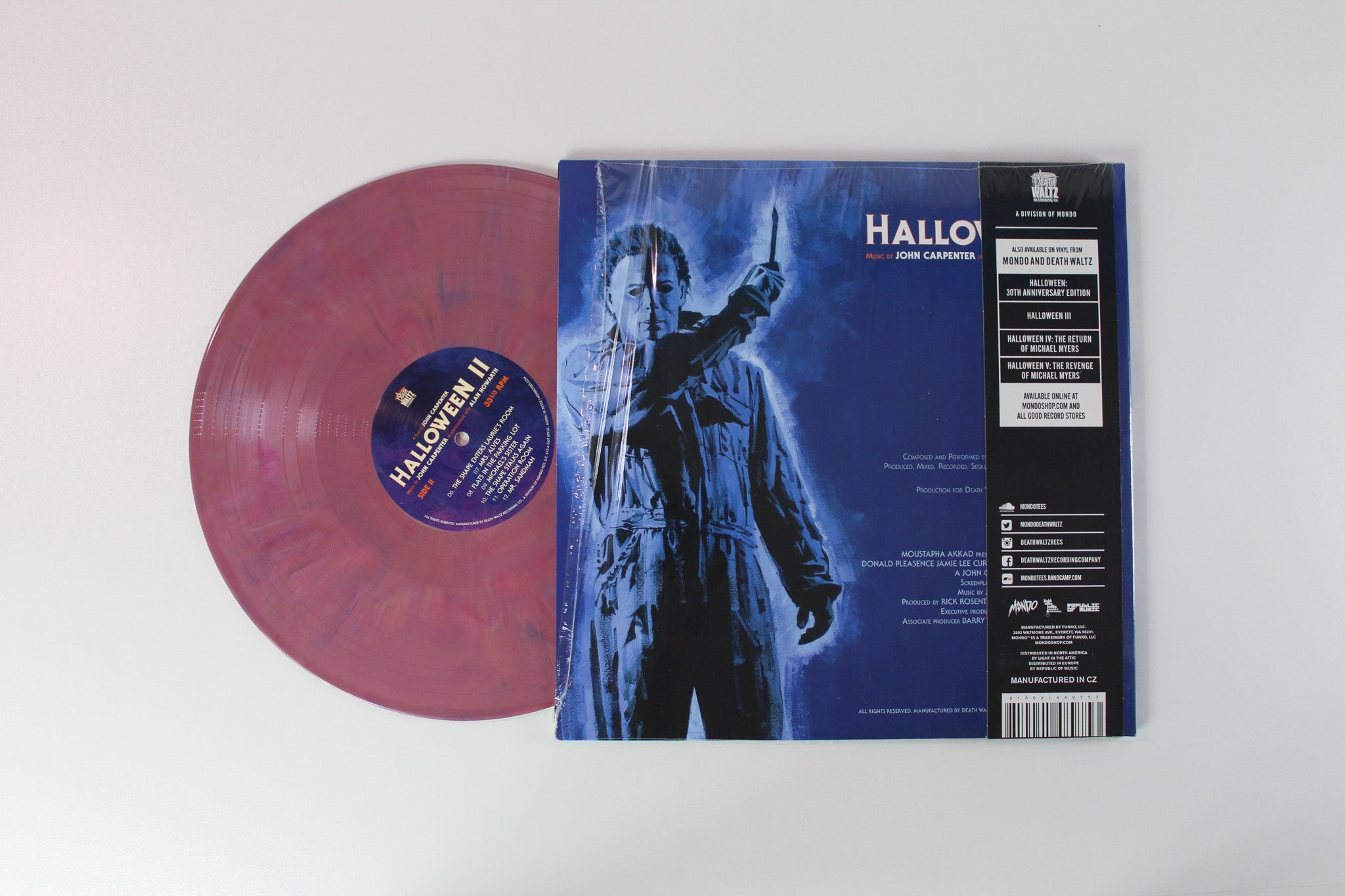 John Carpenter - Halloween II on Death Waltz Recording Company - Eco Colored Vinyl