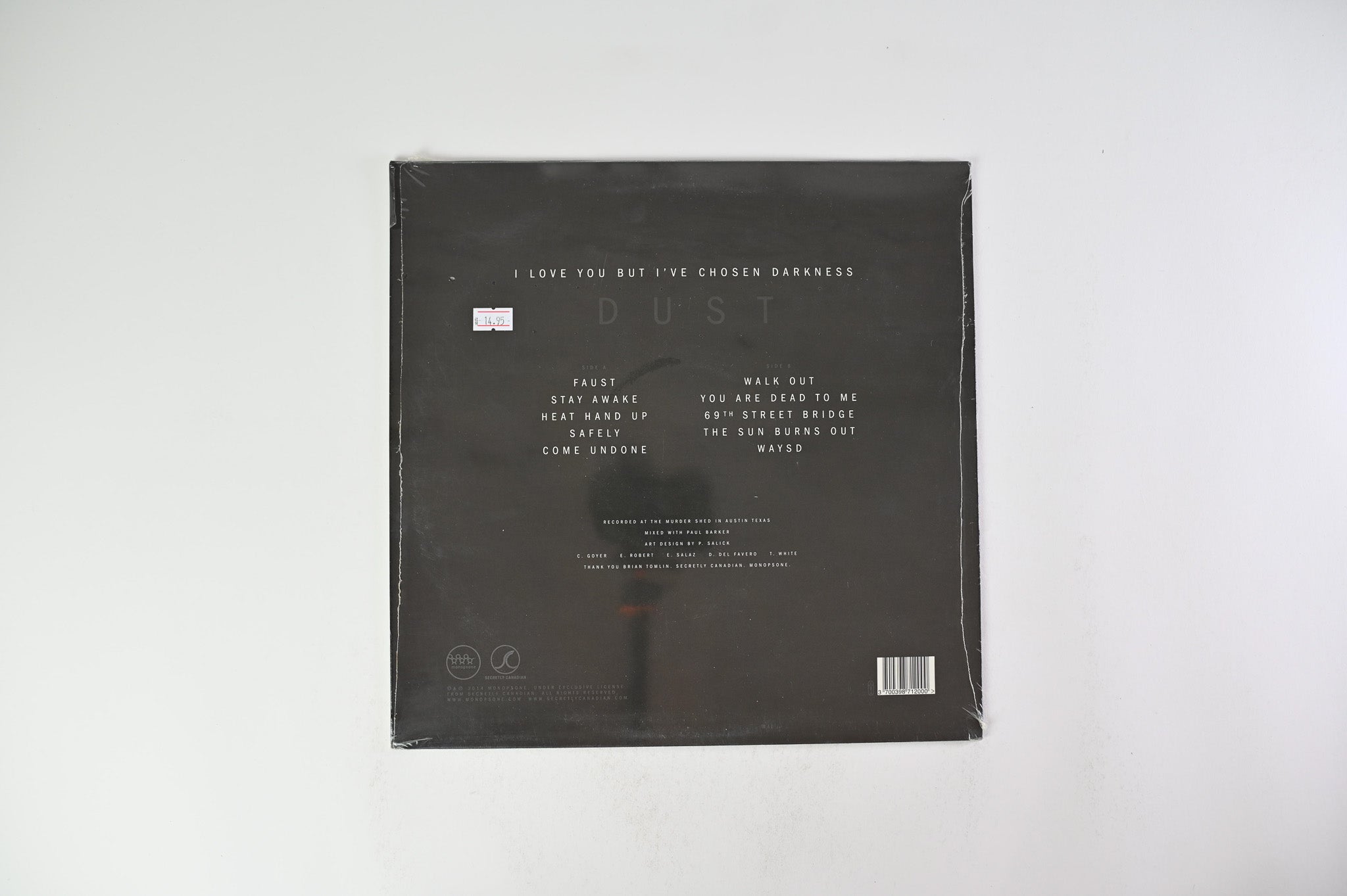 I Love You But I've Chosen Darkness - Dust on Monopsone Sealed