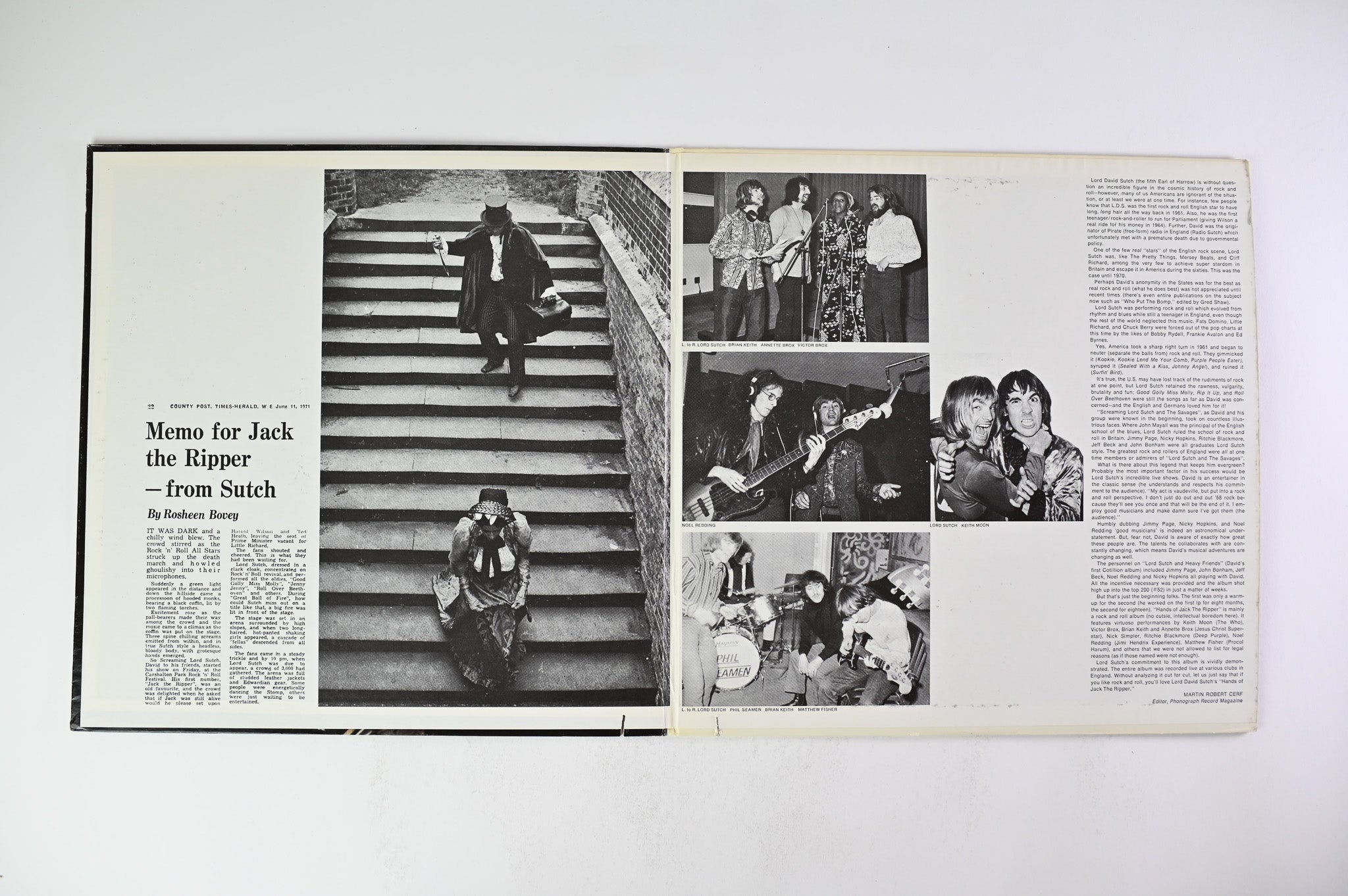 Lord Sutch And Heavy Friends - Hands Of Jack The Ripper on Cotillion