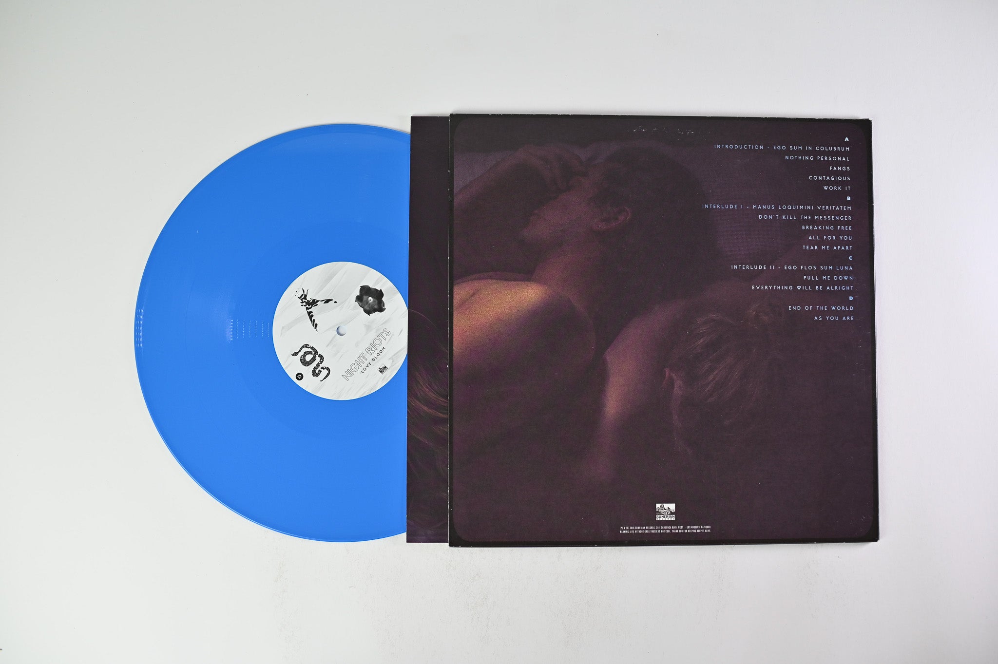 Night Riots - Love Gloom on Sumerian Blue Vinyl
