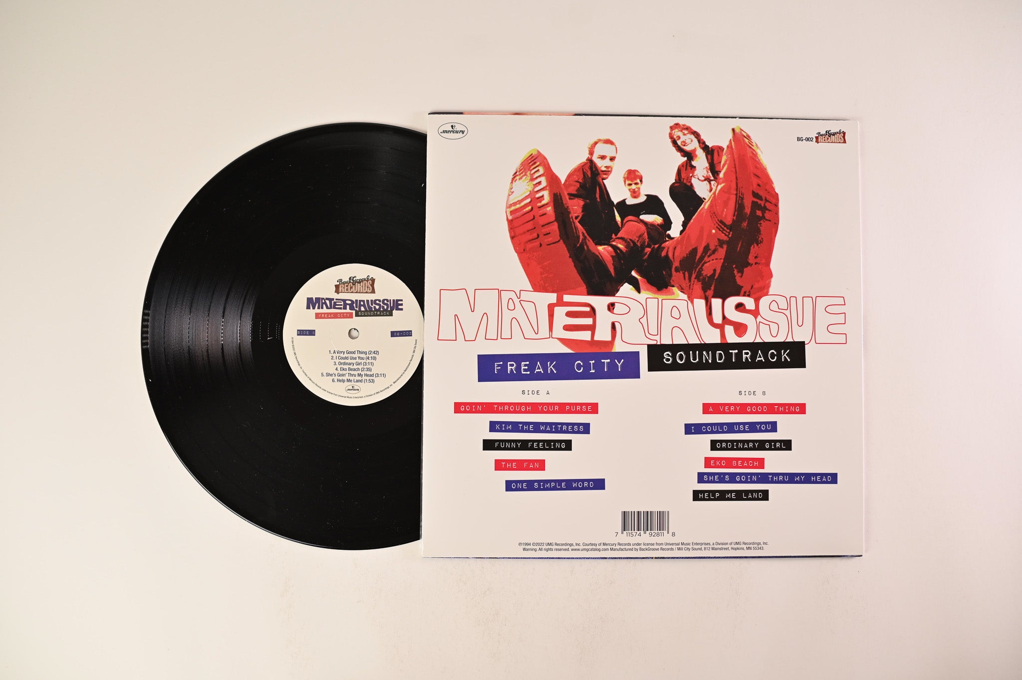 Material Issue - Freak City Soundtrack on Backgroove Records Ltd Reissue