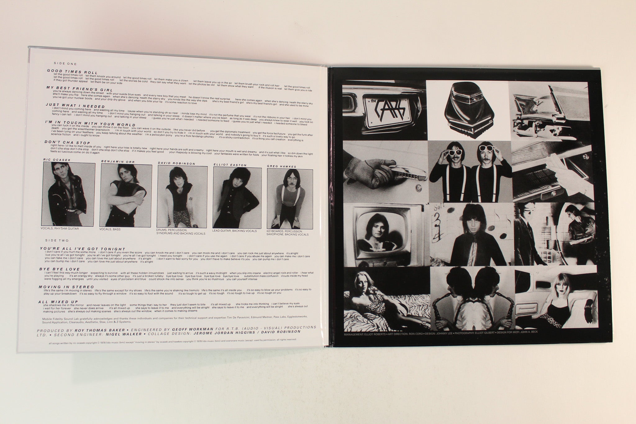 The Cars - The Cars on Mobile Fidelity Sound Lab Ltd Numbered 180 Gram Reissue