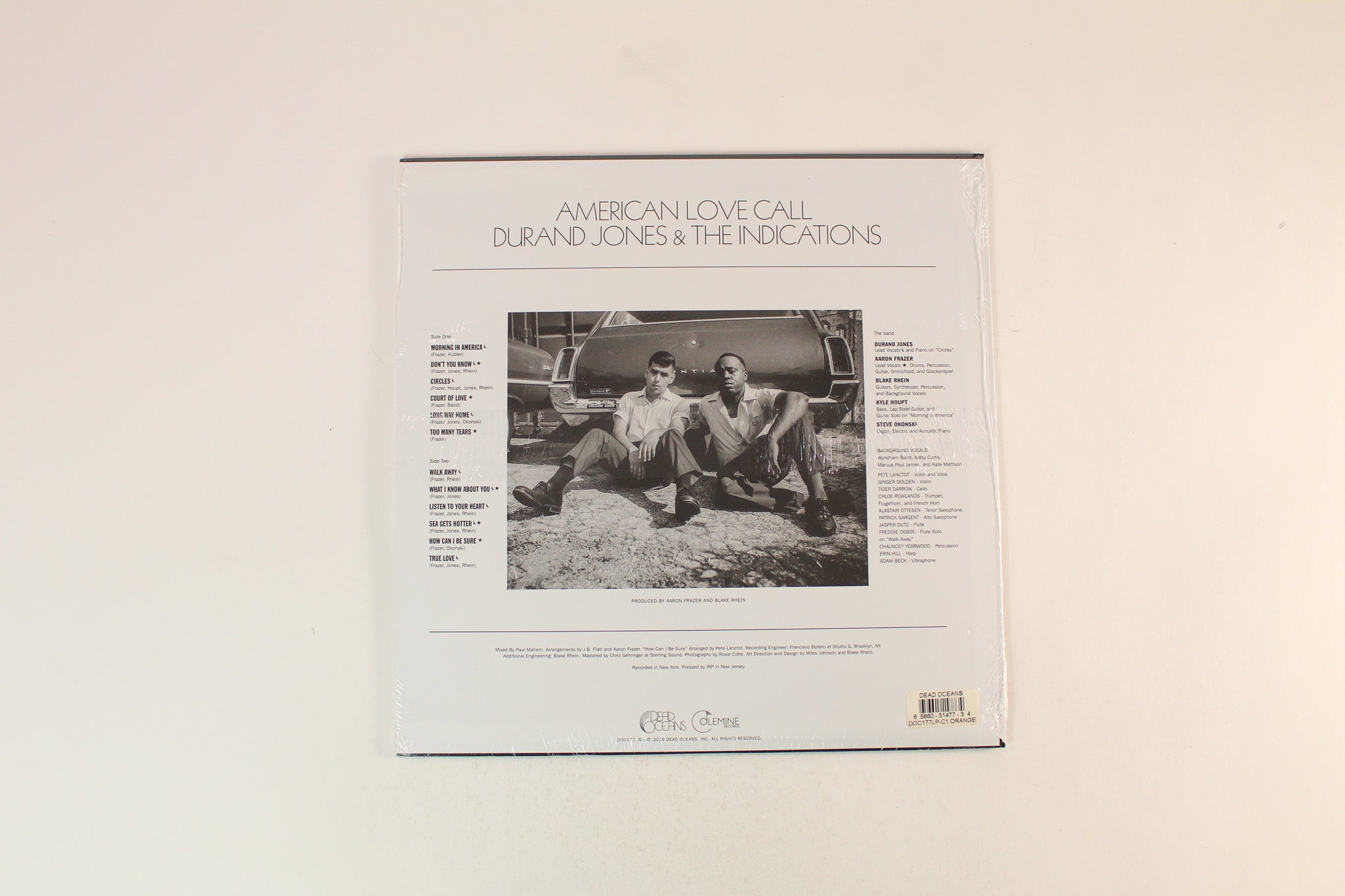 Durand Jones & The Indications - American Love Call on Dead Oceans Colemine Ltd Orange Vinyl Sealed