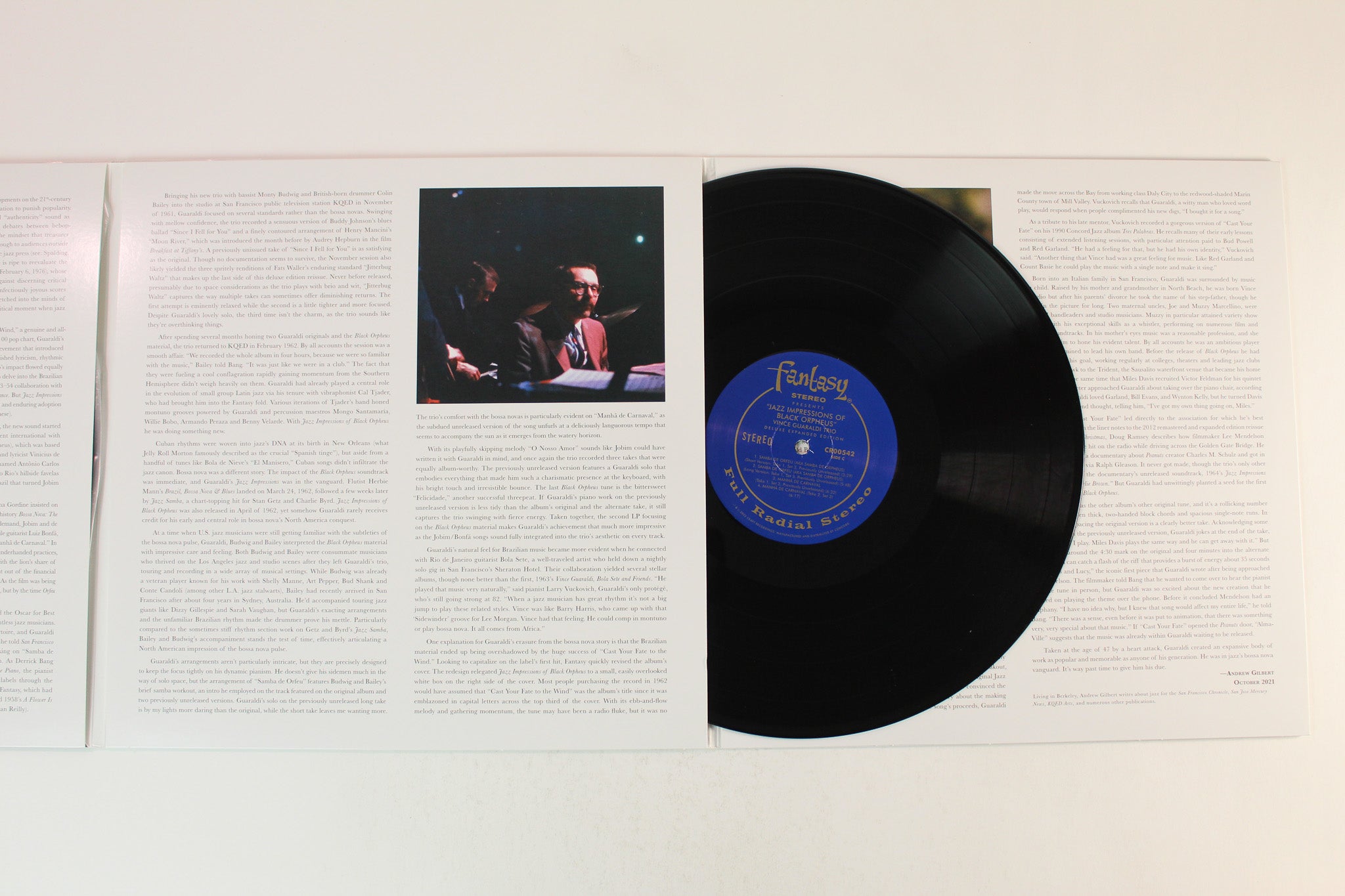 Vince Guaraldi Trio - Jazz Impressions Of Black Orpheus on Fantasy Craft Recordings Deluxe Edition 180 Gram Reissue.