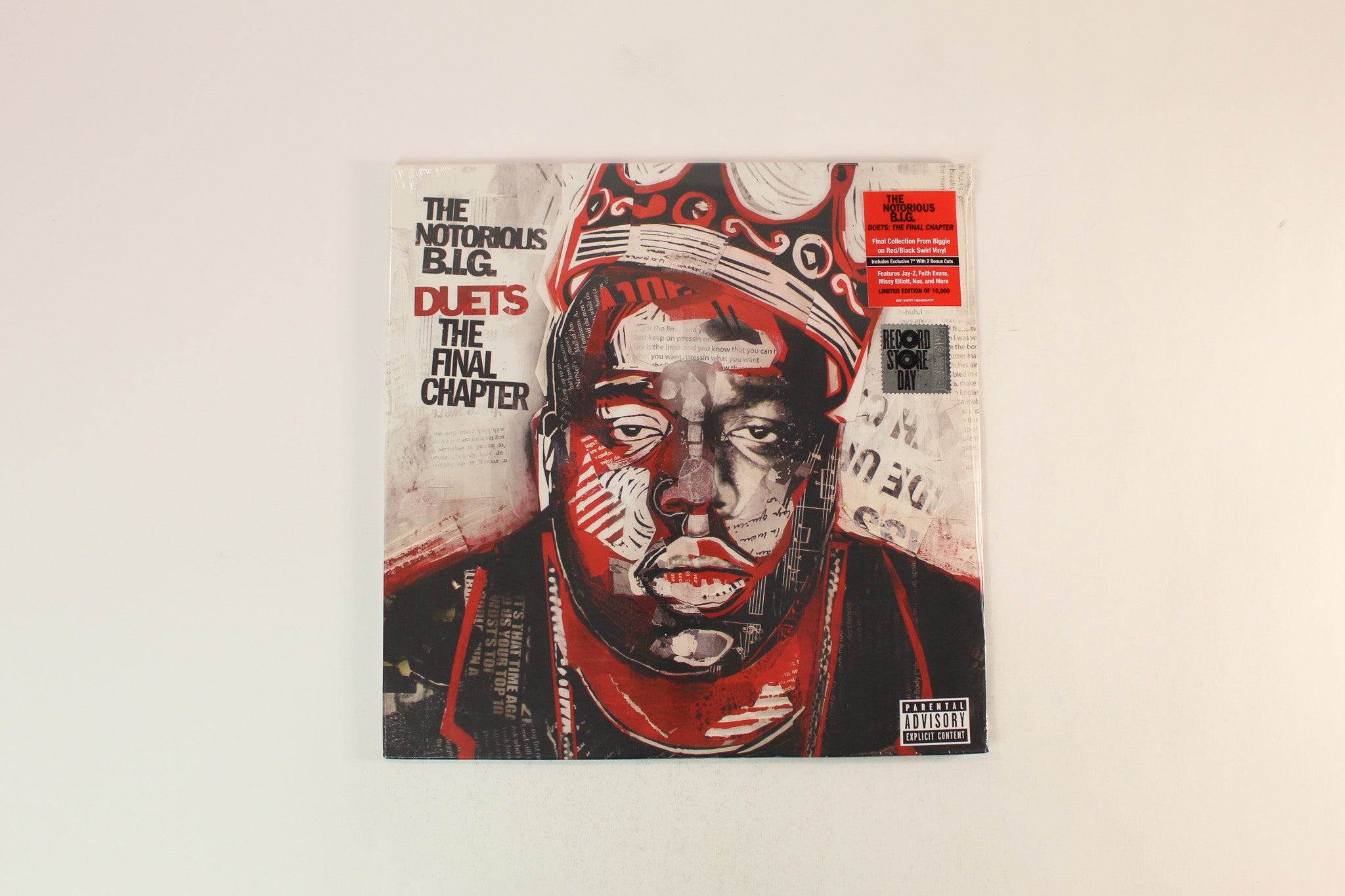 Notorious B.I.G. - Duets (The Final Chapter) on Bad Boy RSD 2021 Ltd Red/Black Swirl Reissue With Red 7" Sealed