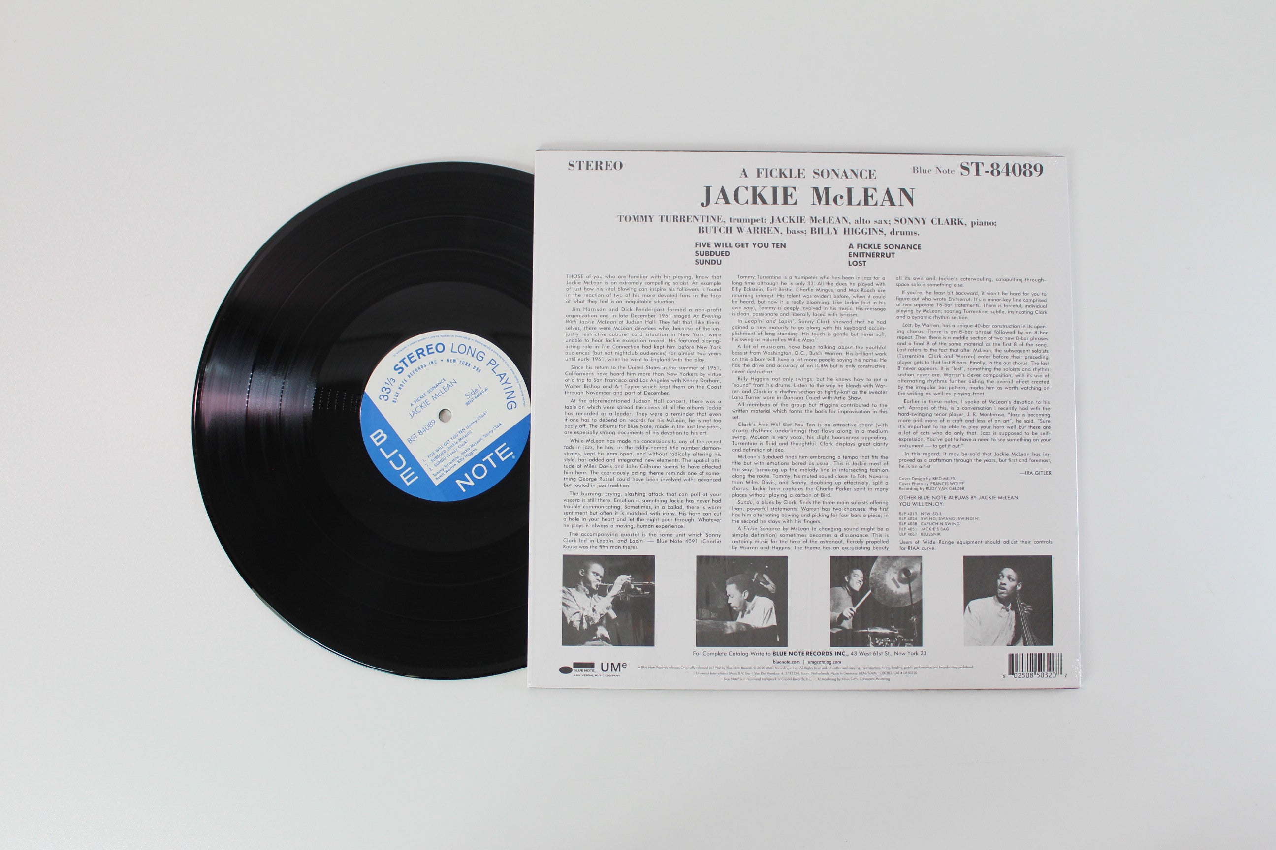 Jackie McLean - A Fickle Sonance on Blue Note 80 Vinyl Reissue Series
