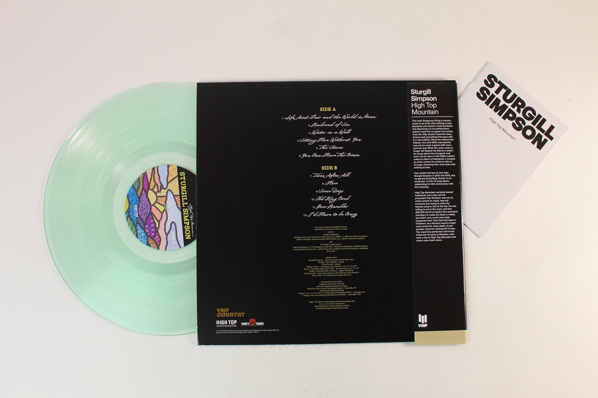 Sturgill Simpson - High Top Mountain Vinyl Me Please Coke Bottle Clear Reissue