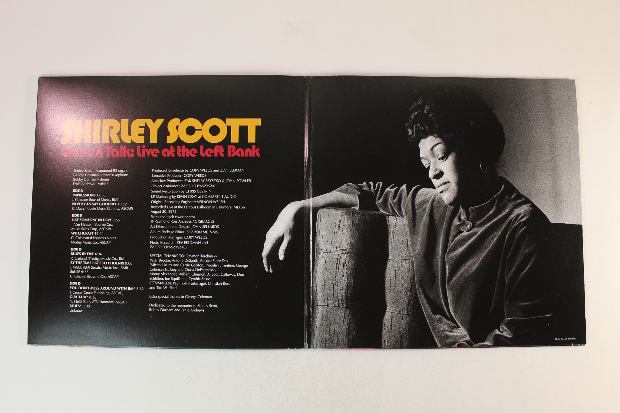 Shirley Scott - Queen Talk: Live At The Left Bank on Reel to Real RSD 2023 Ltd Numbered