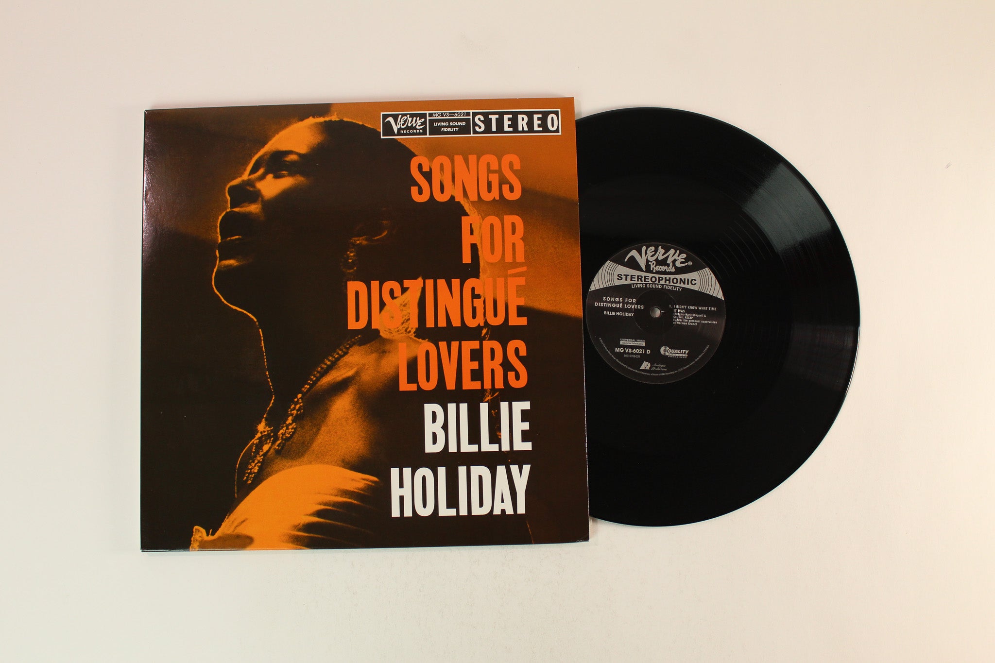 Billie Holiday - Songs For Distingué Lovers on Verve Analogue Productions Ltd 45 RPM 200 Gram Reissue