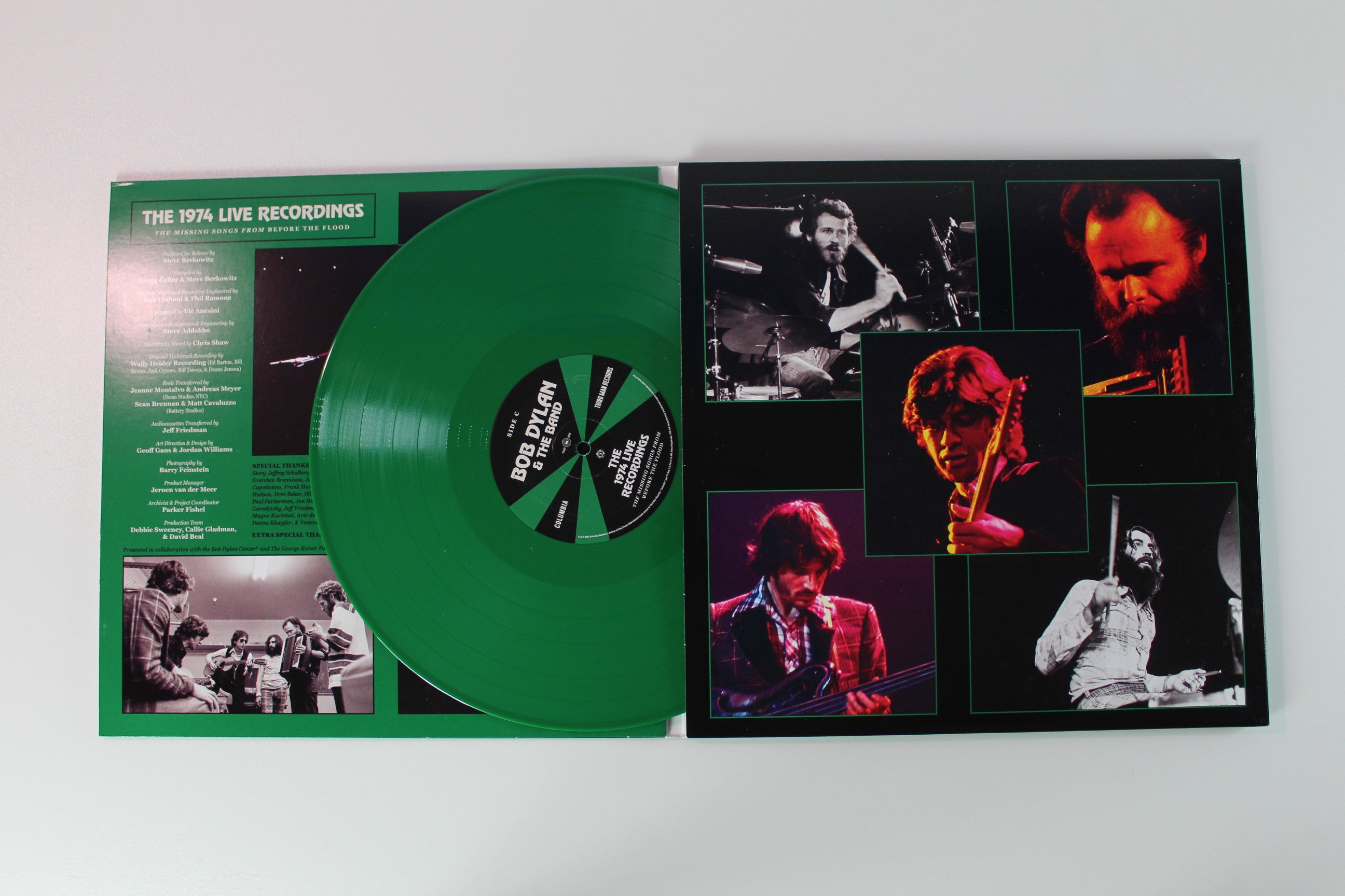 Bob Dylan - The 1974 Live Recordings (The Missing Songs From Before The Flood) on Third Man Records Green Vinyl