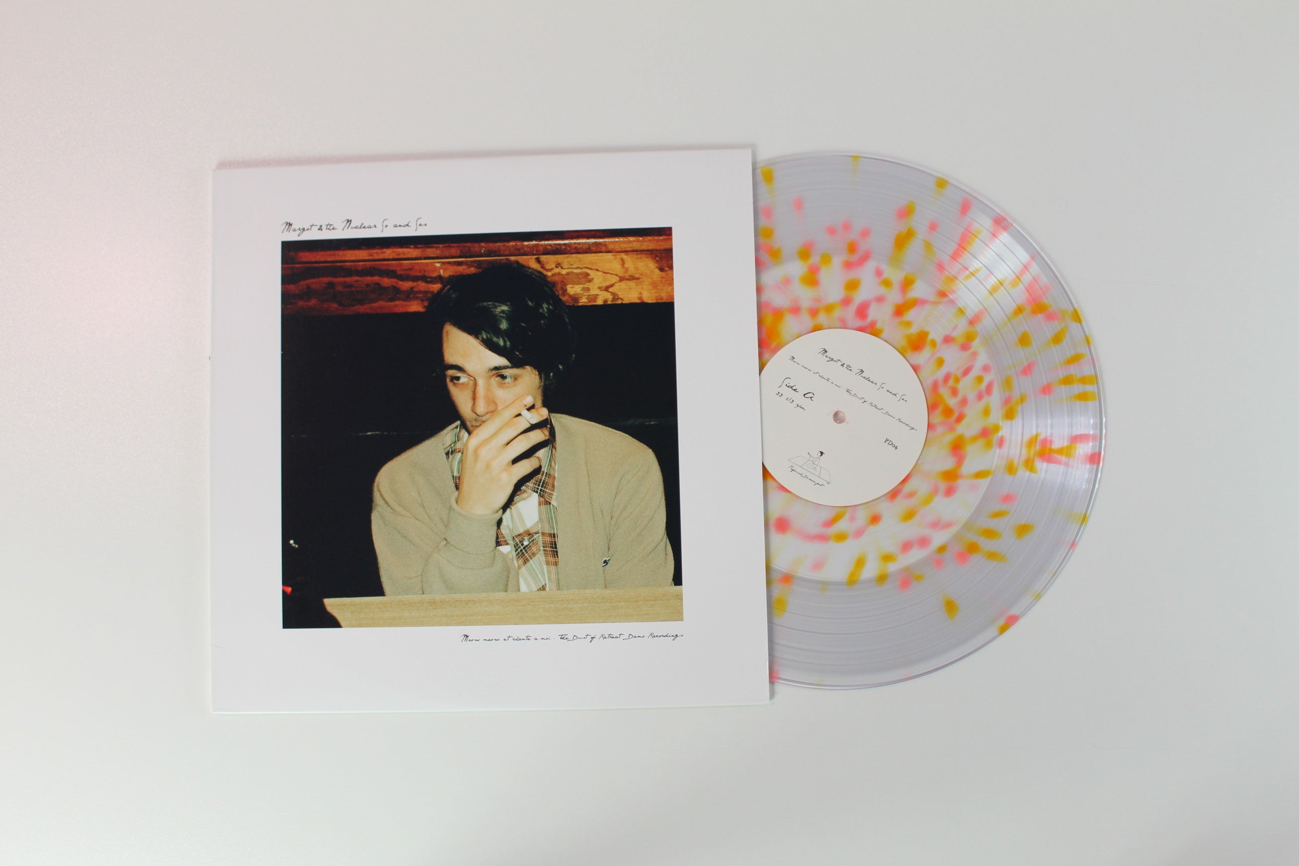 Margot & The Nuclear So And So's - Meow Meow Et Chante A Moi - The Dust Of Retreat Demo Recordings Ltd. Clear Splatter Vinyl on Profound Discomfort